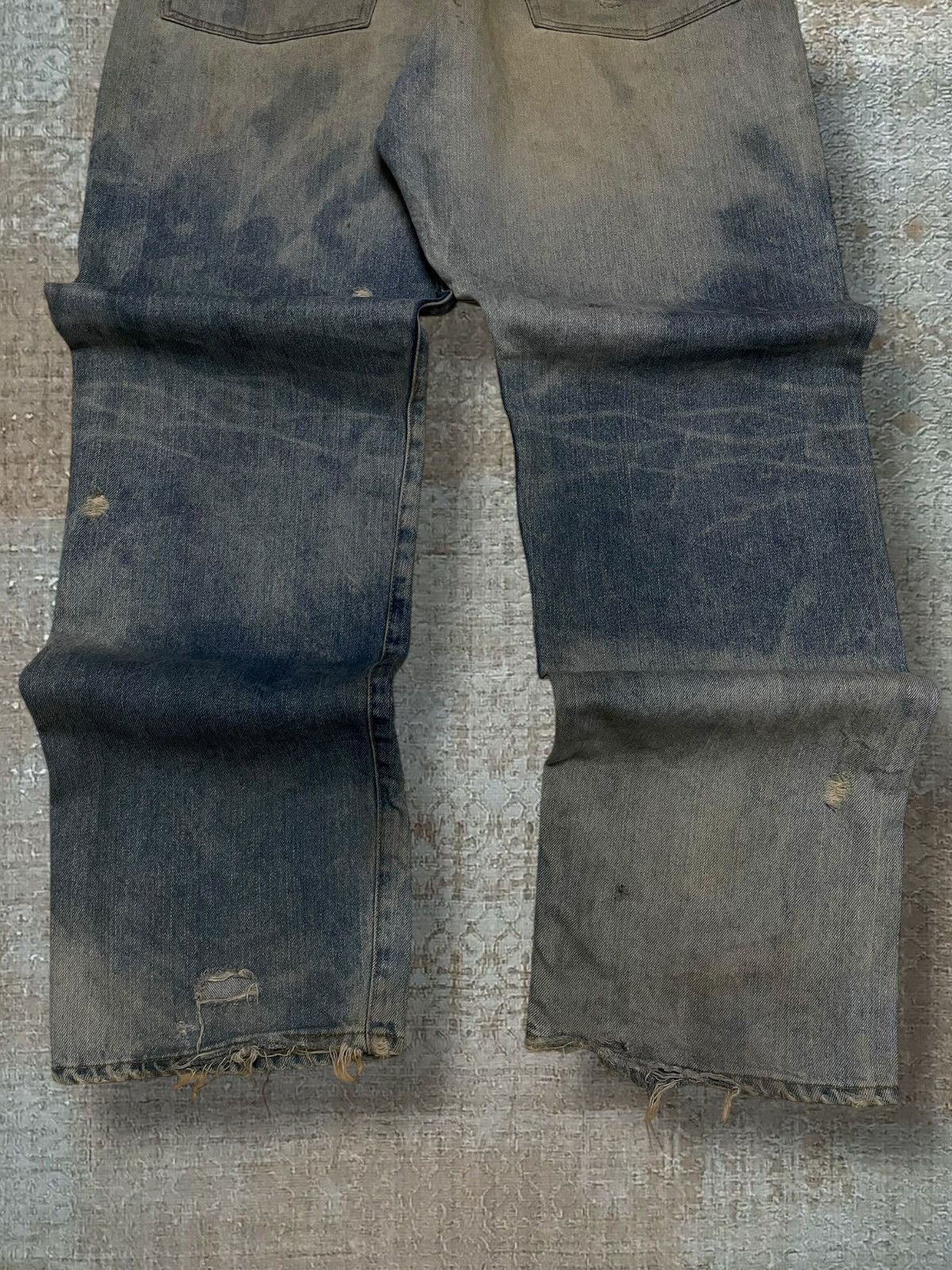 Swagger Vintage 1990s Designer Japan Swagger Mudwash Baggy Denim Size US 35 - 11 Thumbnail