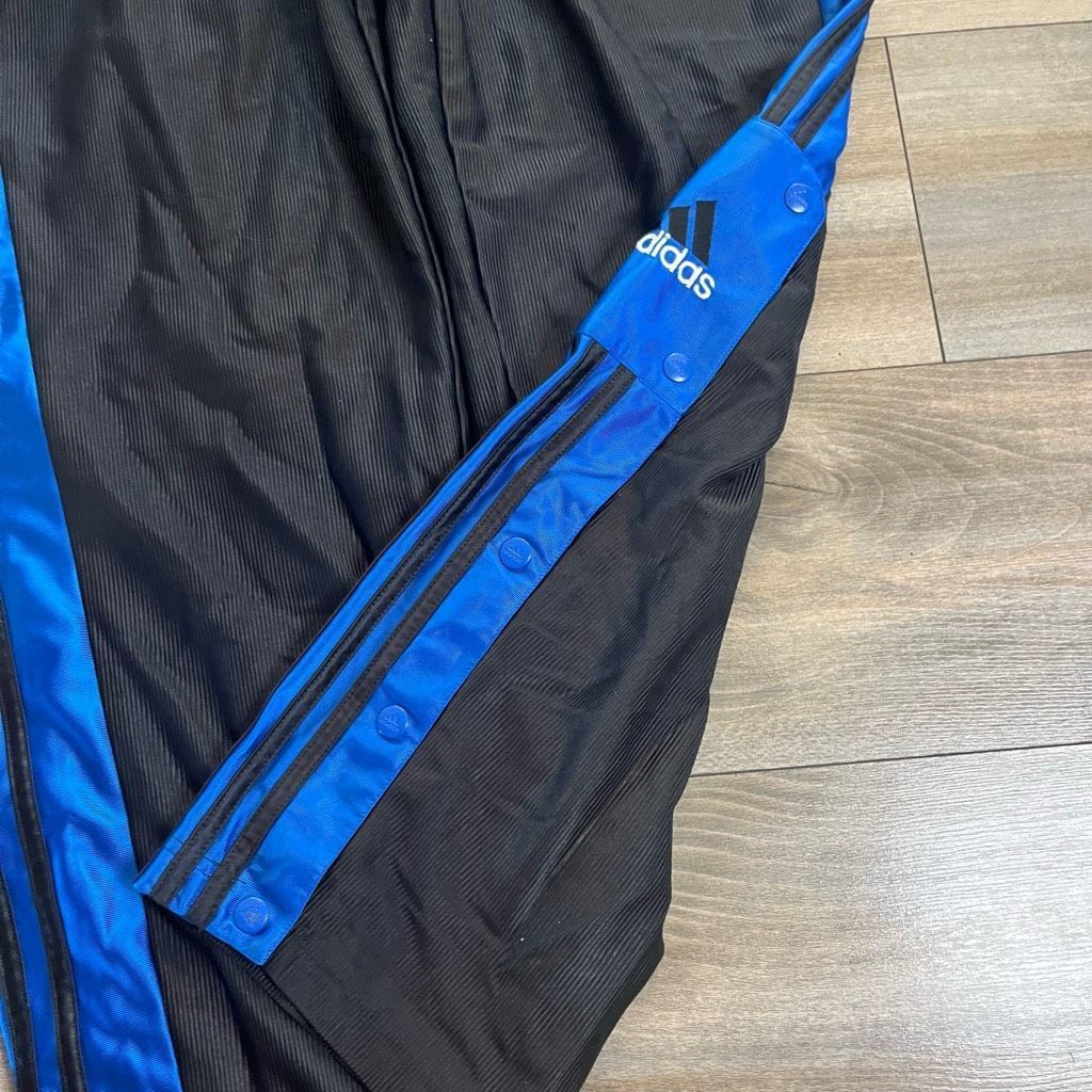 Adidas VTG Adidas Snap Leg Dazzle Shiny Track Pants Men large Bin L Size US 40 / EU 56 - 3 Thumbnail