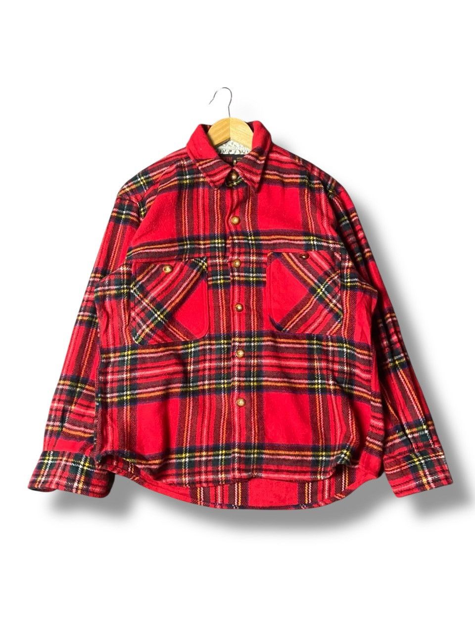 Edwin Edwin Outdoor Clothing Checkered Wool Flannel Shirt (150) Size US M / EU 48-50 / 2 - 1 Thumbnail