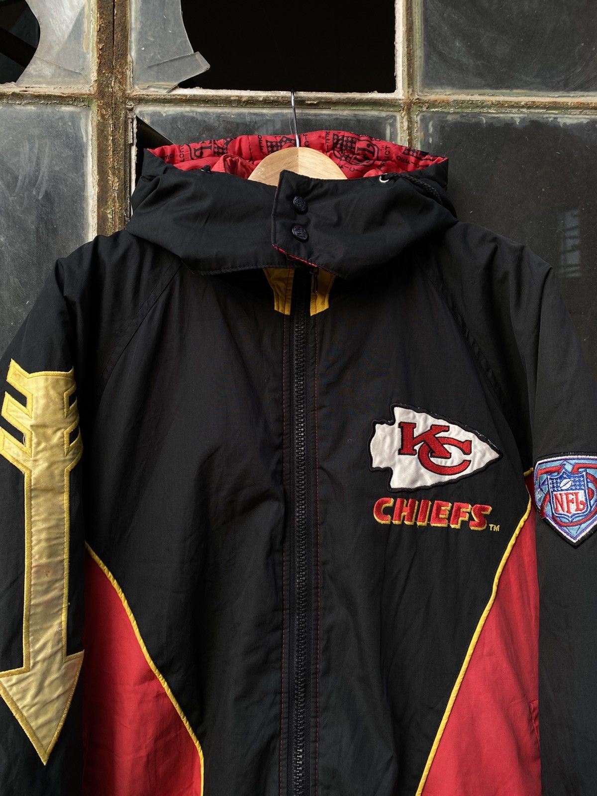NFL × Pro Player × Vintage Vintage NFL pro Player Kc Chiefs jacket Size US L / EU 52-54 / 3 - 3 Thumbnail