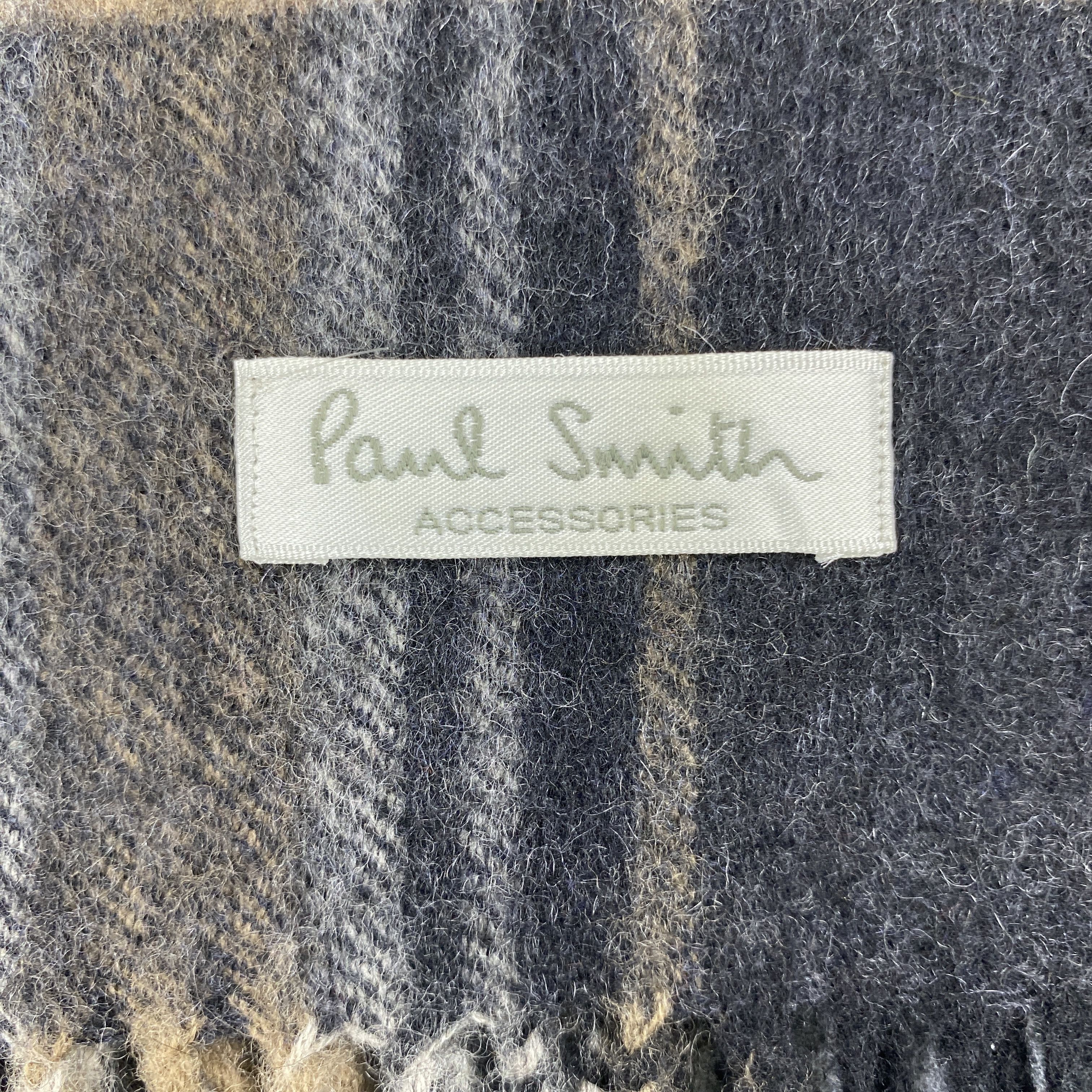 Paul Smith × Vintage Paul Smith Plus Scarf # Muffler # Neckwear # D685 Size ONE SIZE - 2 Thumbnail