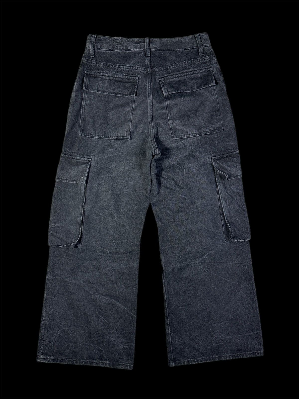 If Six Was Nine Baggy💥SLY JEANS Acid Cargo Pants Size US 29 - 14 Thumbnail