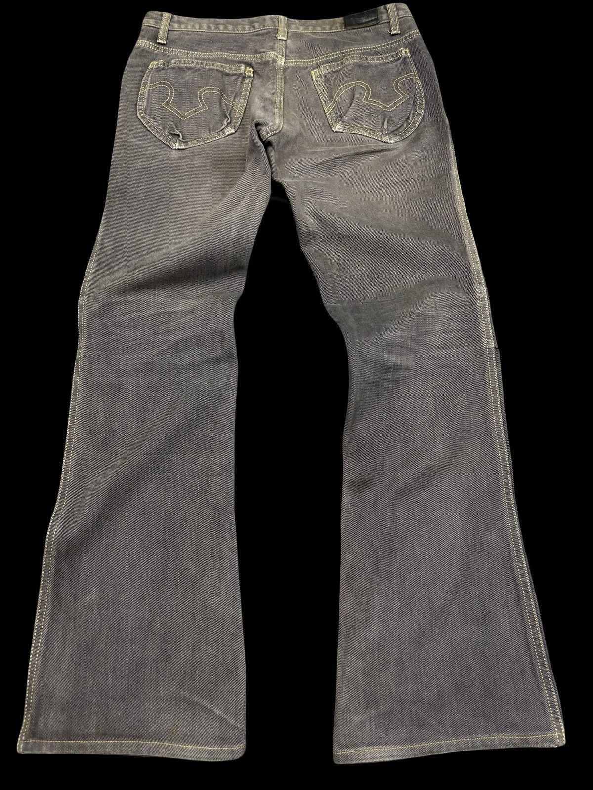 Obelisk Obelisk Japanese Designer Low Rise Flare Jeans F767 Size US 29 - 2 Thumbnail