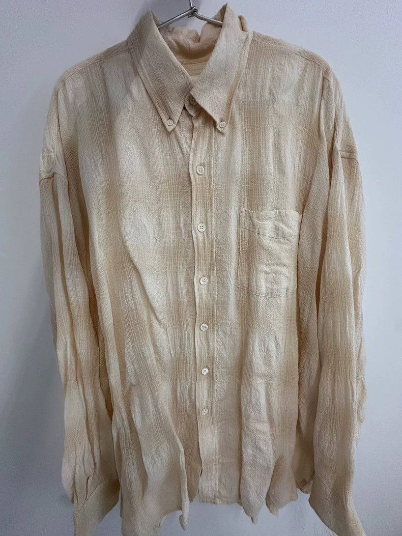 Our Legacy Our Legacy Check Pleated Shirt - dmc Size US M / EU 48-50 / 2 - 1 Thumbnail