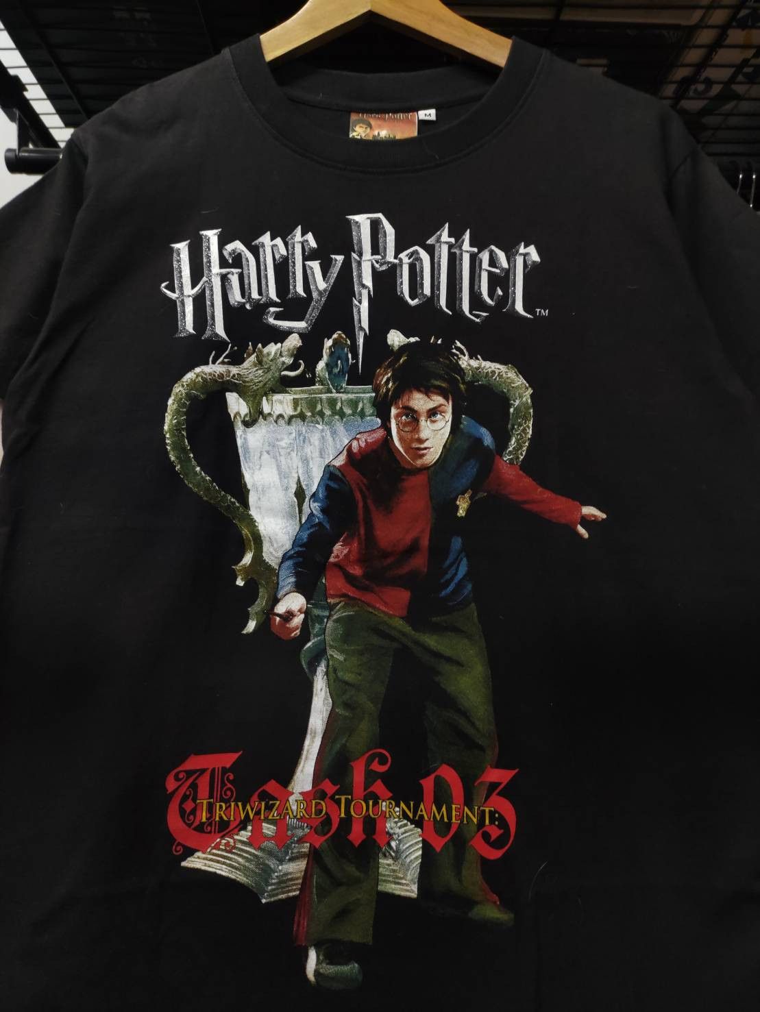 Warner Bros Vtg 00's Harry Potter and The Goblet of Fire Movie Promo Size US M / EU 48-50 / 2 - 1 Thumbnail