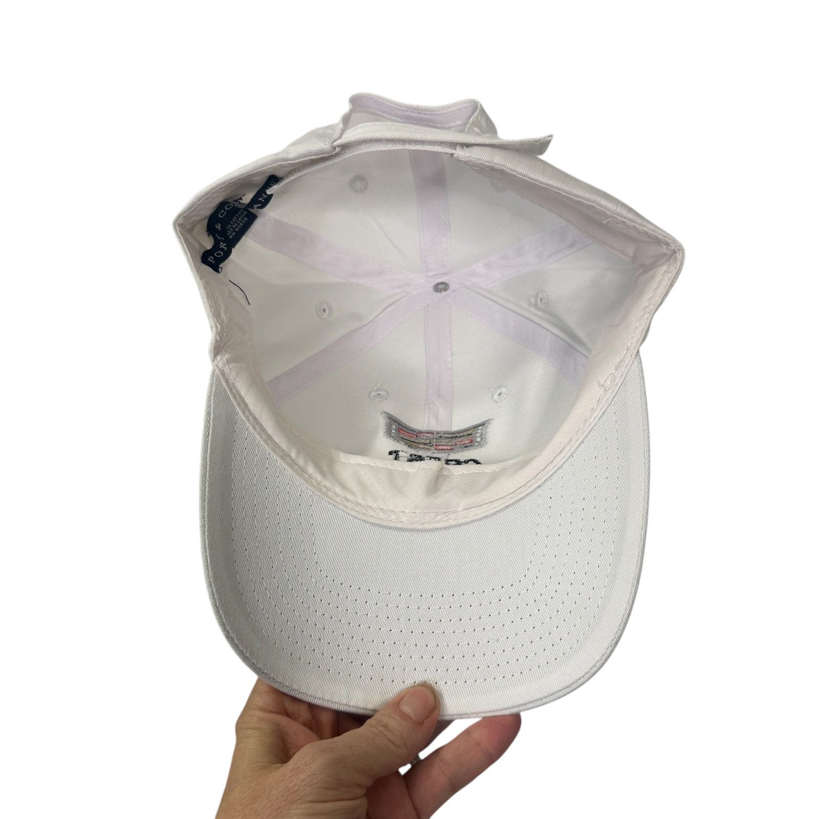 Vintage Vintage White Crest Cadillac White Ball Baseball Cap Hat Size ONE SIZE - 5 Thumbnail