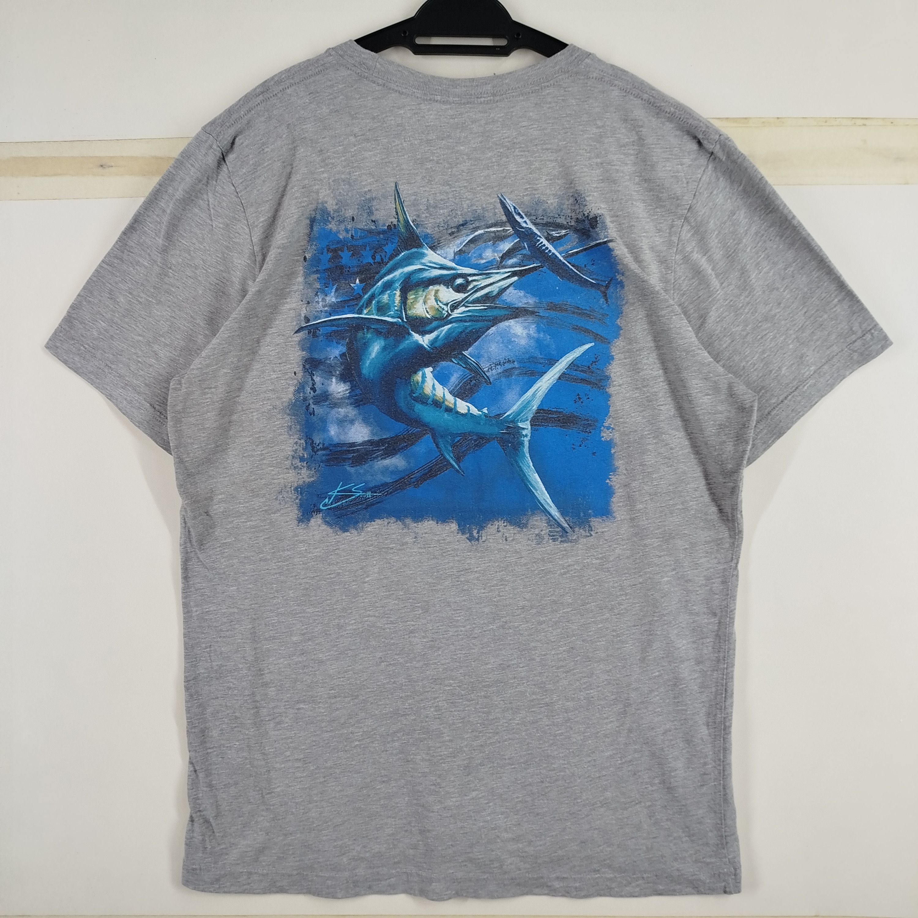 Designer × Habitat Huk Big Back Printed Fish Size US M / EU 48-50 / 2 - 1 Thumbnail