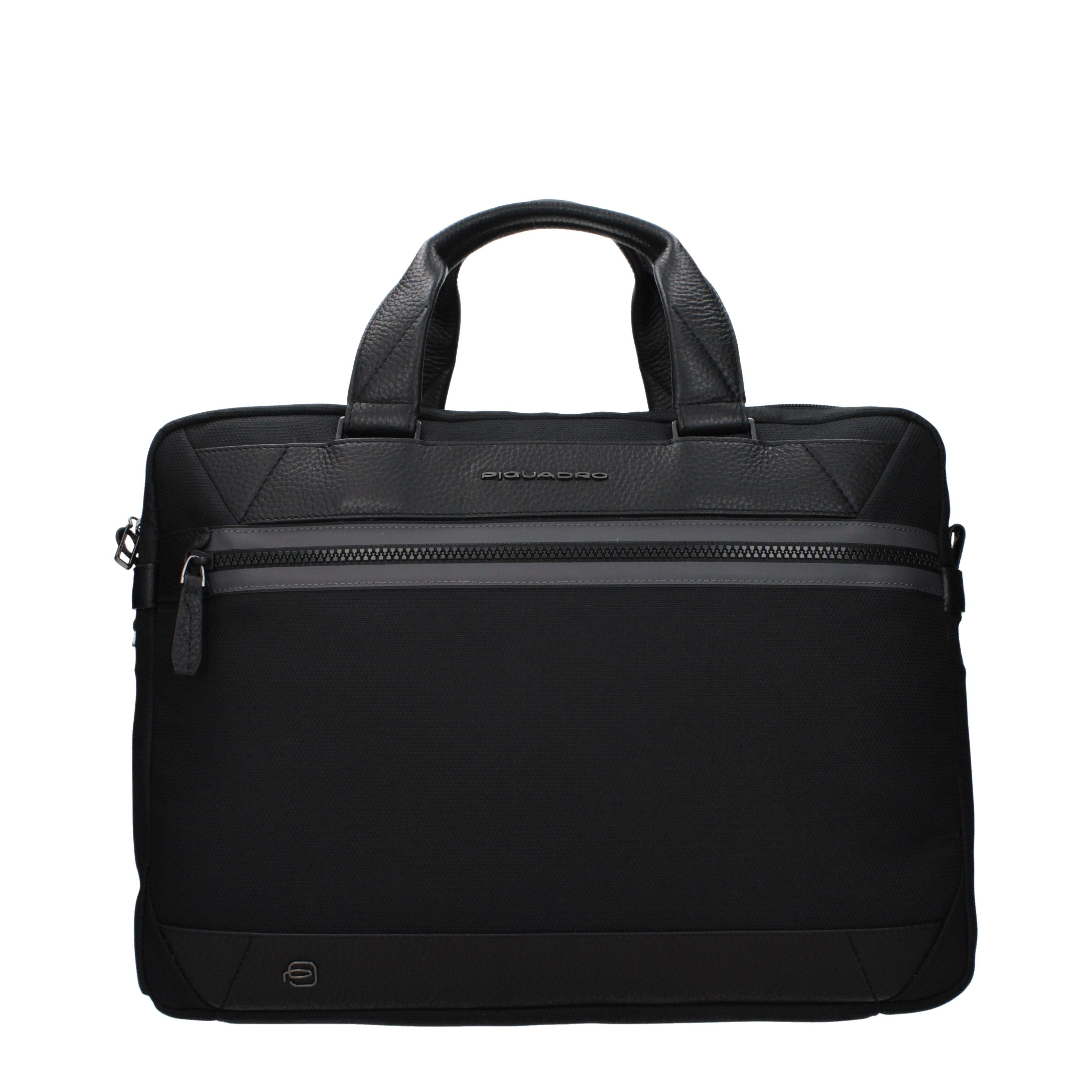 Piquadro Piquadro Work Bags Men Recycled Nylon Black Size ONE SIZE - 1 Thumbnail
