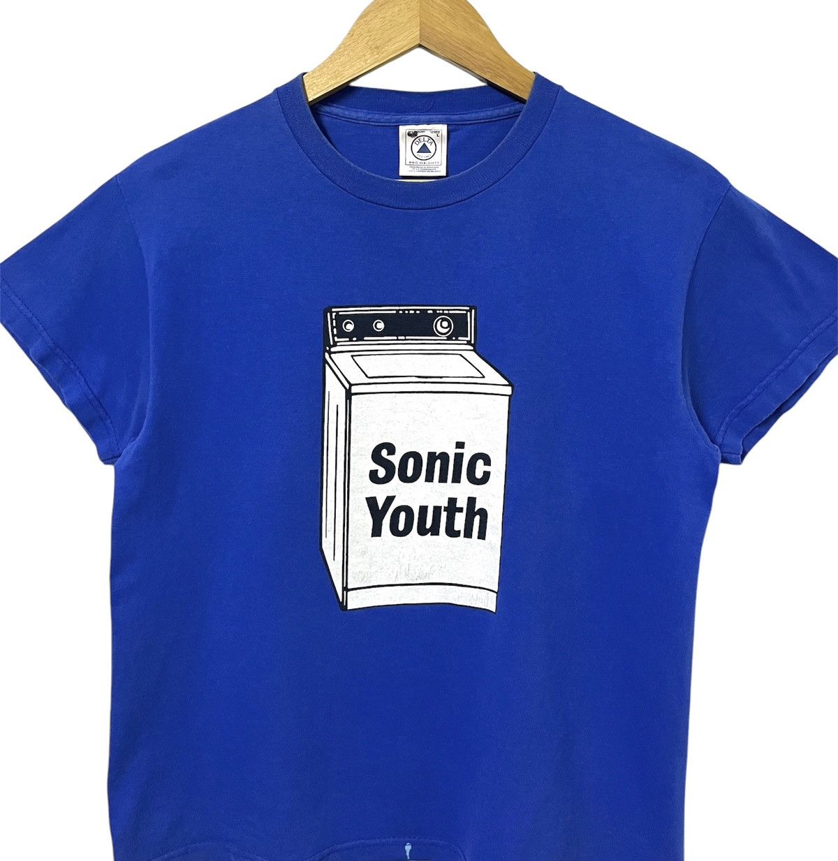 Band Tees VINTAGE SONIC YOUTH WASHING MACHINE NOISE ROCK BAND TSHIRT Size US XS / EU 42 / 0 - 6 Thumbnail
