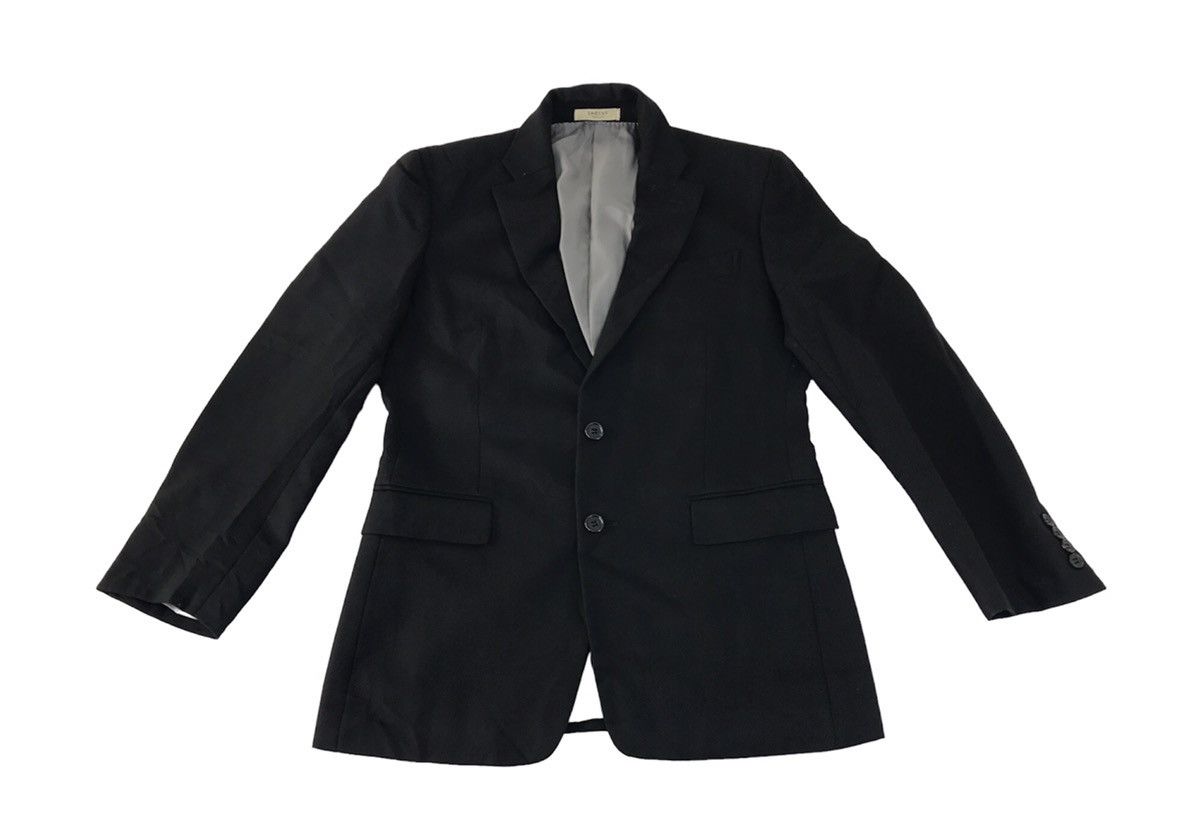 Designer Saccsny Y’saccs Yohji Yamamoto Black Blazer Coat Jacket Size 36R - 1 Thumbnail