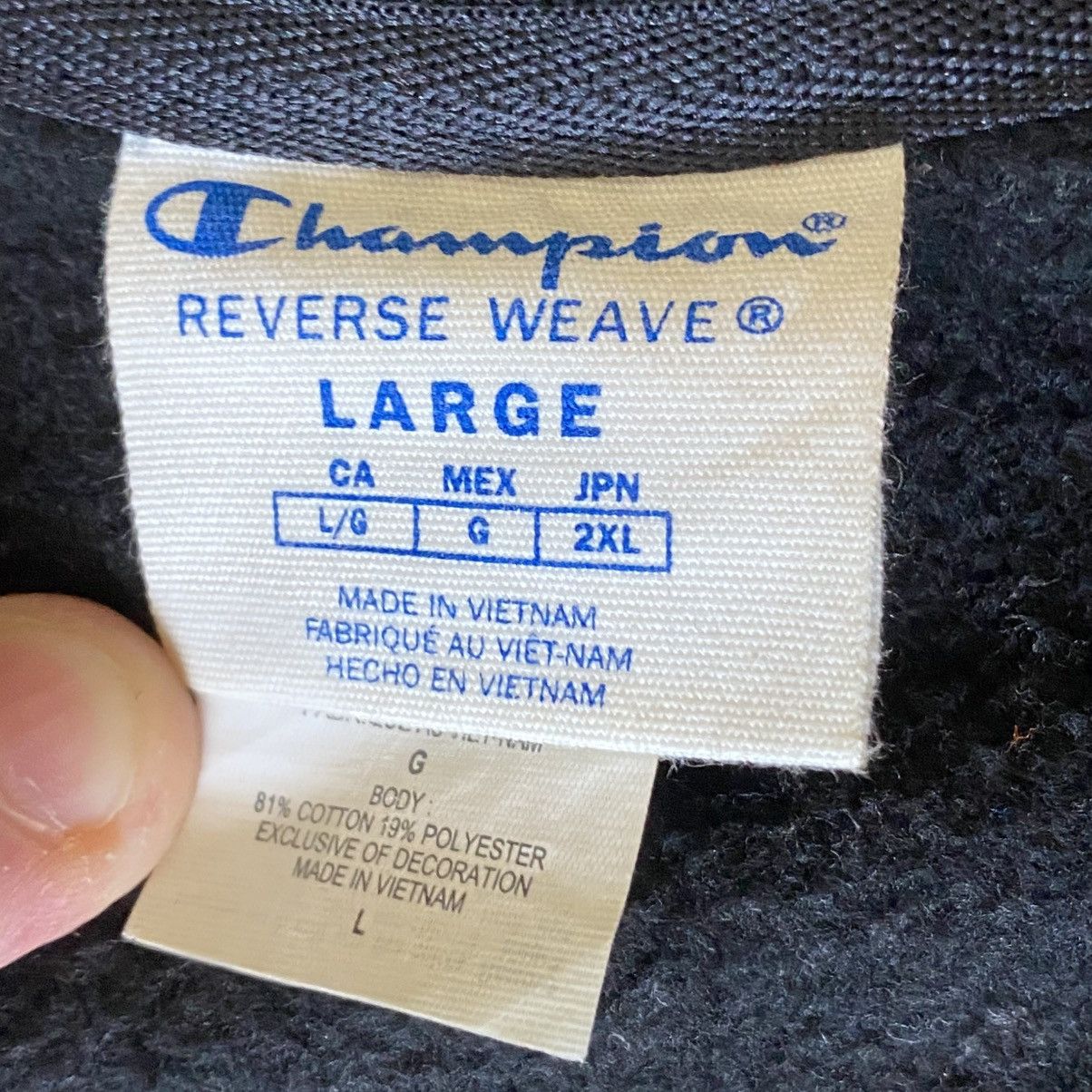 Champion CHAMPION REVERSE WEAVE • VARSITY JACKET • BLACK & RED • L Size US L / EU 52-54 / 3 - 5 Thumbnail