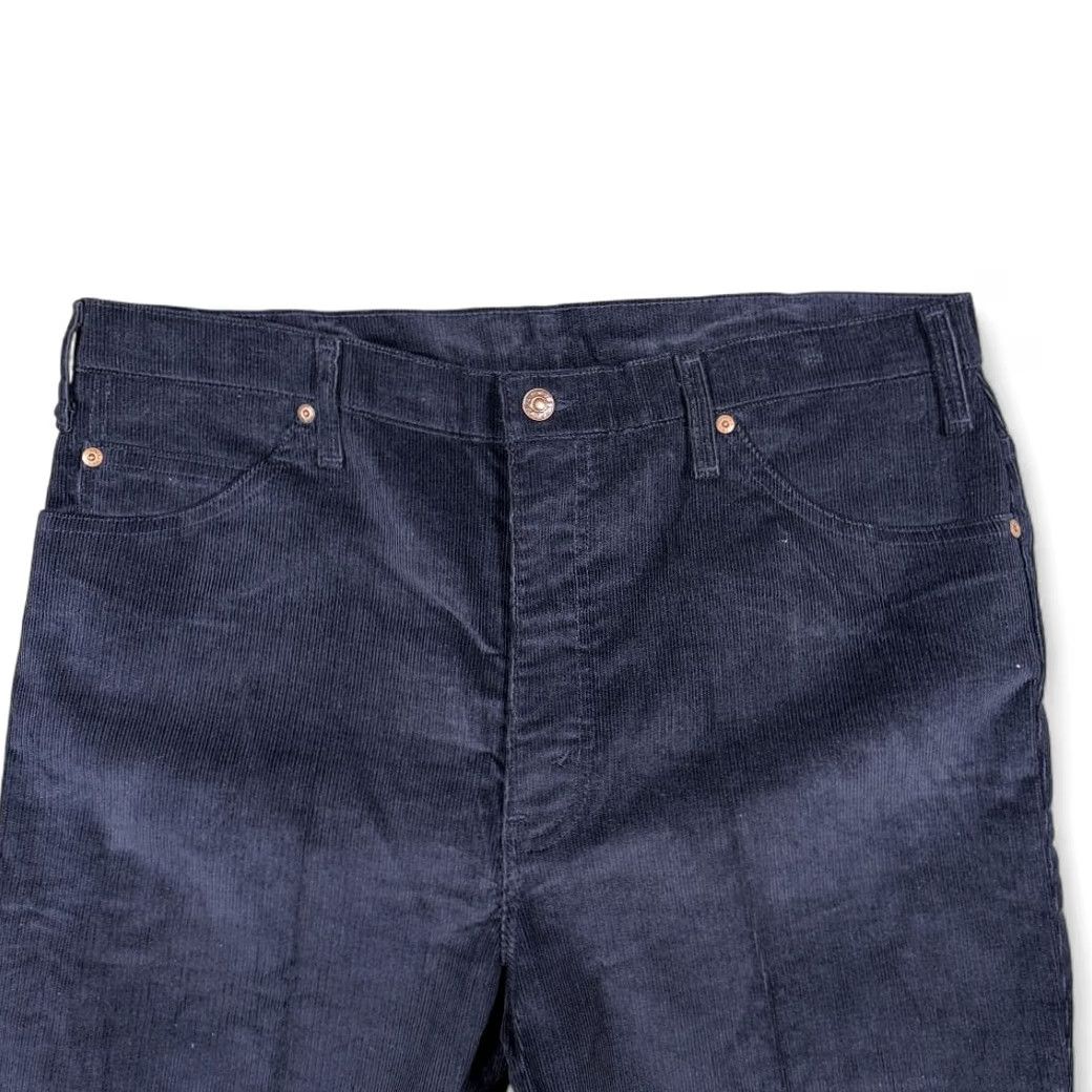 Vintage VINTAGE J. C. Penney Pants Mens 37x33 Blue Corduroy Bootcut Pockets 80s Size US 37 - 3 Thumbnail