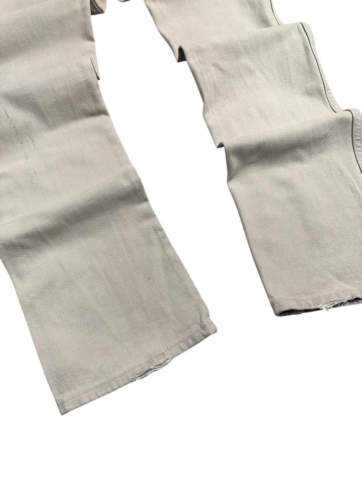 Wrangler Wrangler 80s Beige Denim Pants USA Vintage Straight 32 Size US 32 / EU 48 - 3 Thumbnail