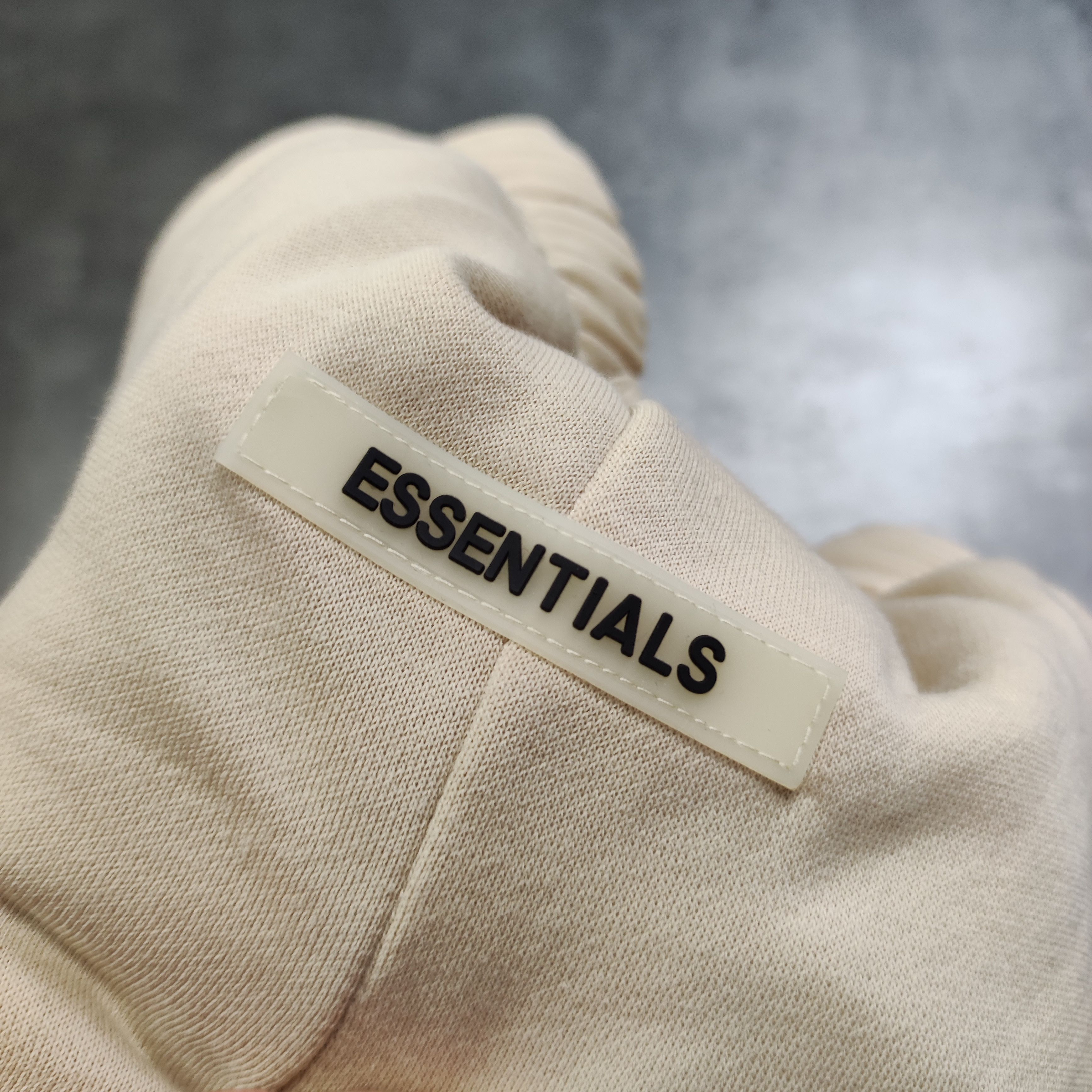 Essentials FOG Fear Of God Essentuals Beige Logo Sweapants Size US 30 / EU 46 - 6 Thumbnail
