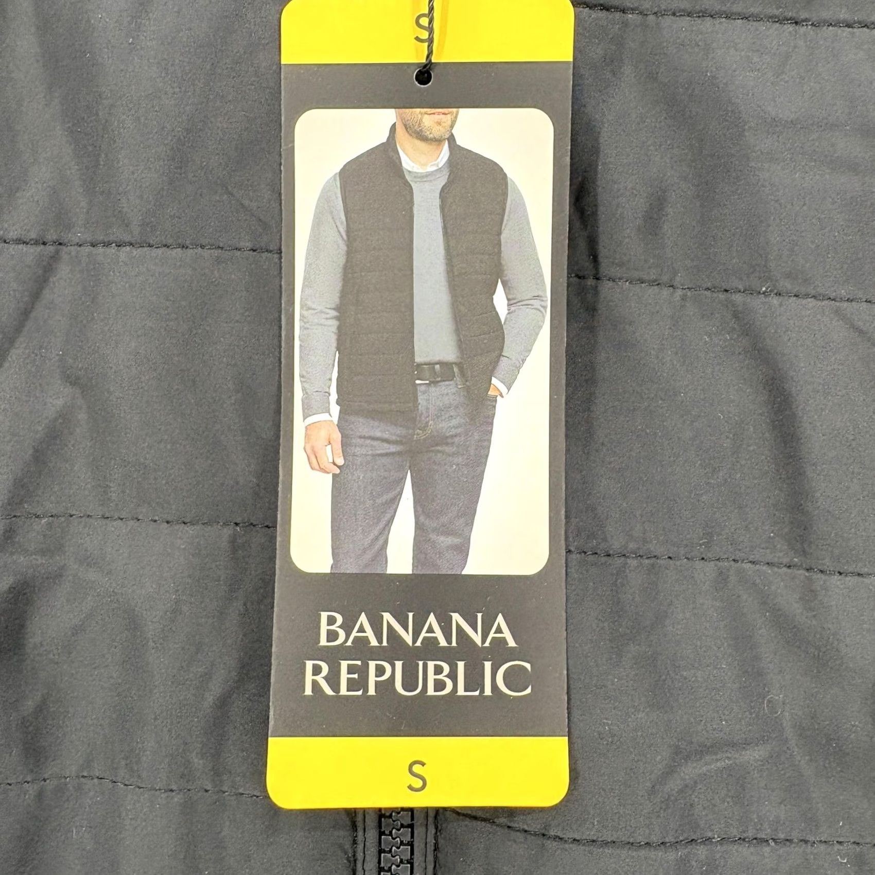 Banana Republic Banana Republic Vest Mens Small Black Quilted Full Zip Puffer Lined Travel Camp Size US S / EU 44-46 / 1 - 5 Thumbnail