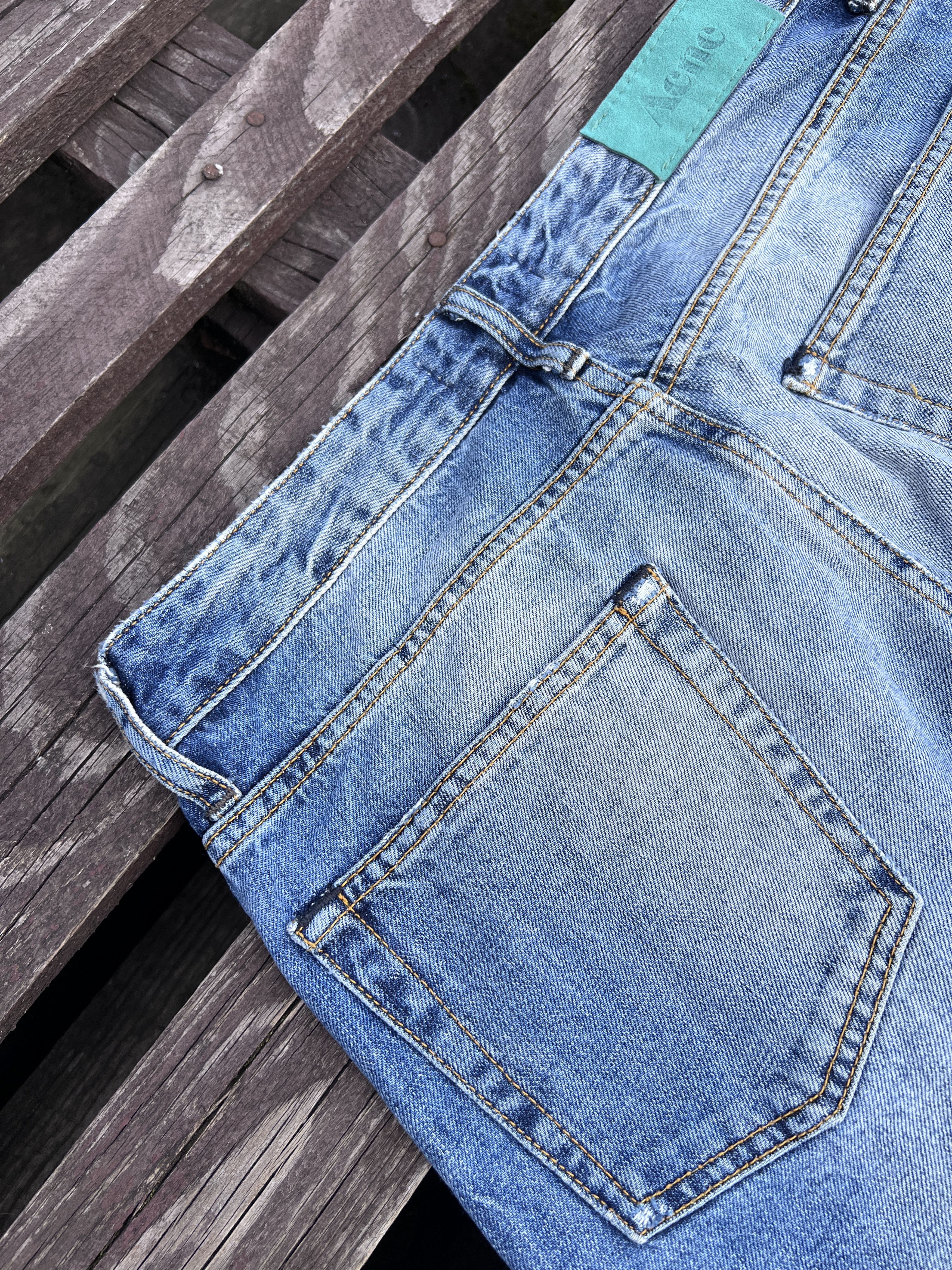 Acne Studios Acne Studios Vintage Generic Girl Distressed Denim Jeans Size 29" - 3 Thumbnail