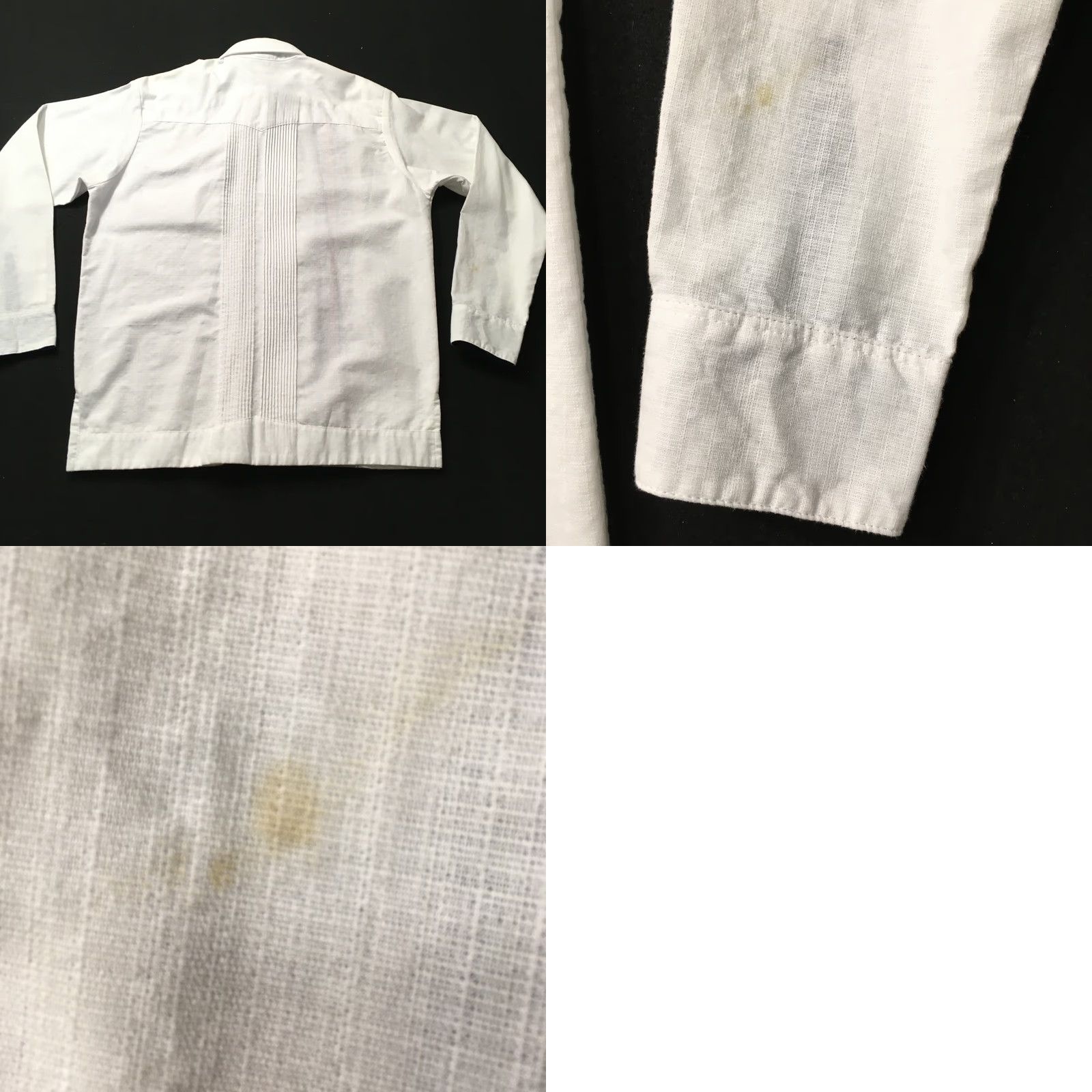 Vintage UKRAINIAN LOOK Shirt Mens 38 Ivory Linen Cuban Embroidered Camp POCKET Shirt Mens 38 Ivory Linen Cuban Embroidered Camp POCKET Size US M / EU 48-50 / 2 - 8 Thumbnail