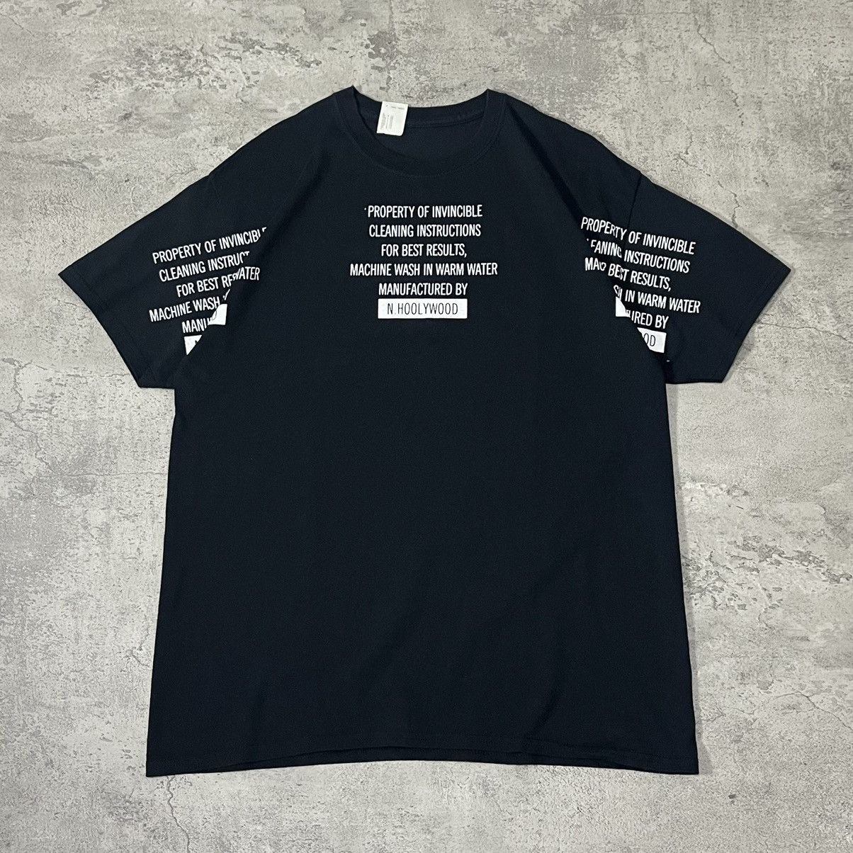 N.Hoolywood INVINCIBLE X N.HOOLYWOOD Exchange Service SS Tee - Black Size US M / EU 48-50 / 2 - 1 Thumbnail