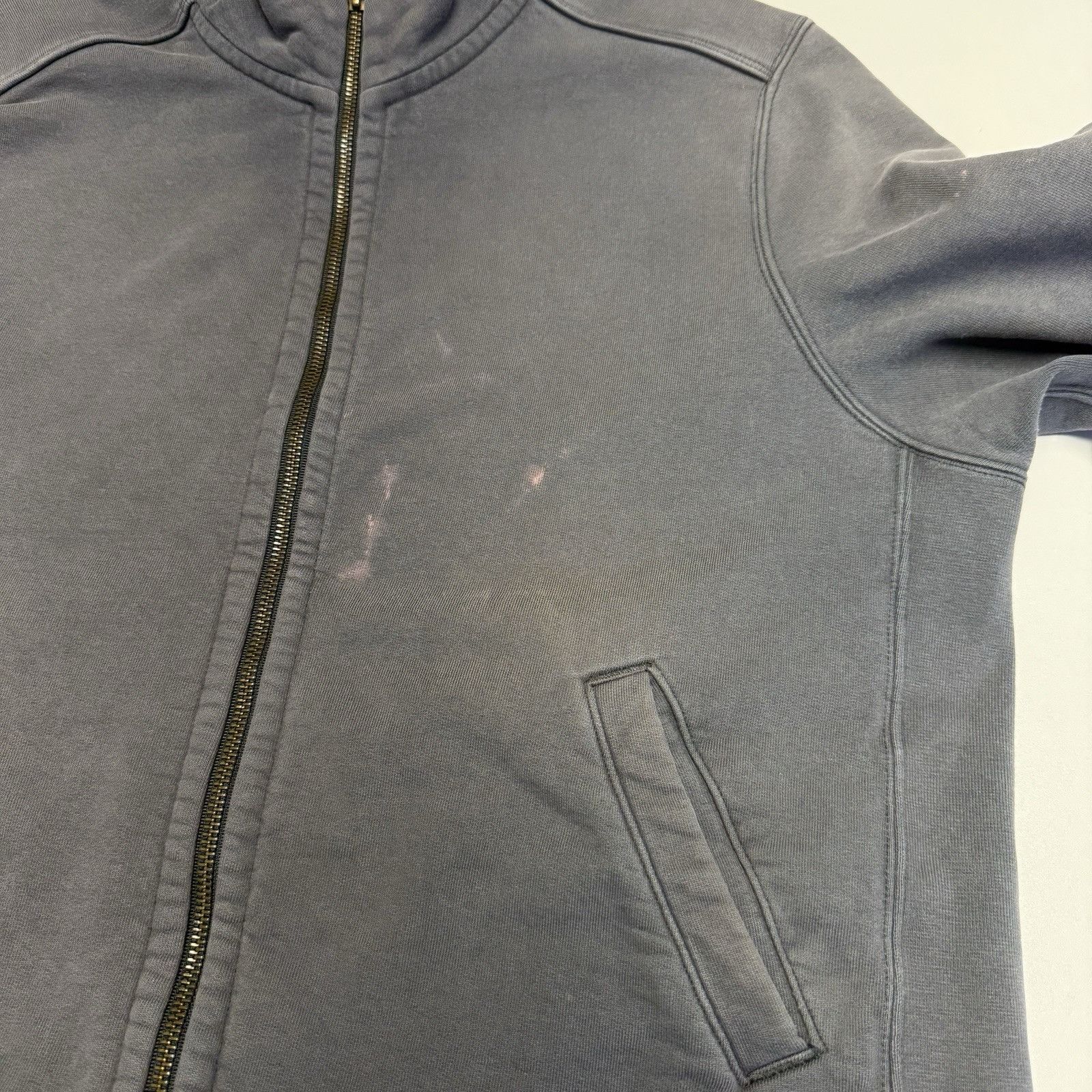 American Giant American Giant Sweatshirt Mens Large Gray Full Zip Mock Neck Size US L / EU 52-54 / 3 - 5 Thumbnail