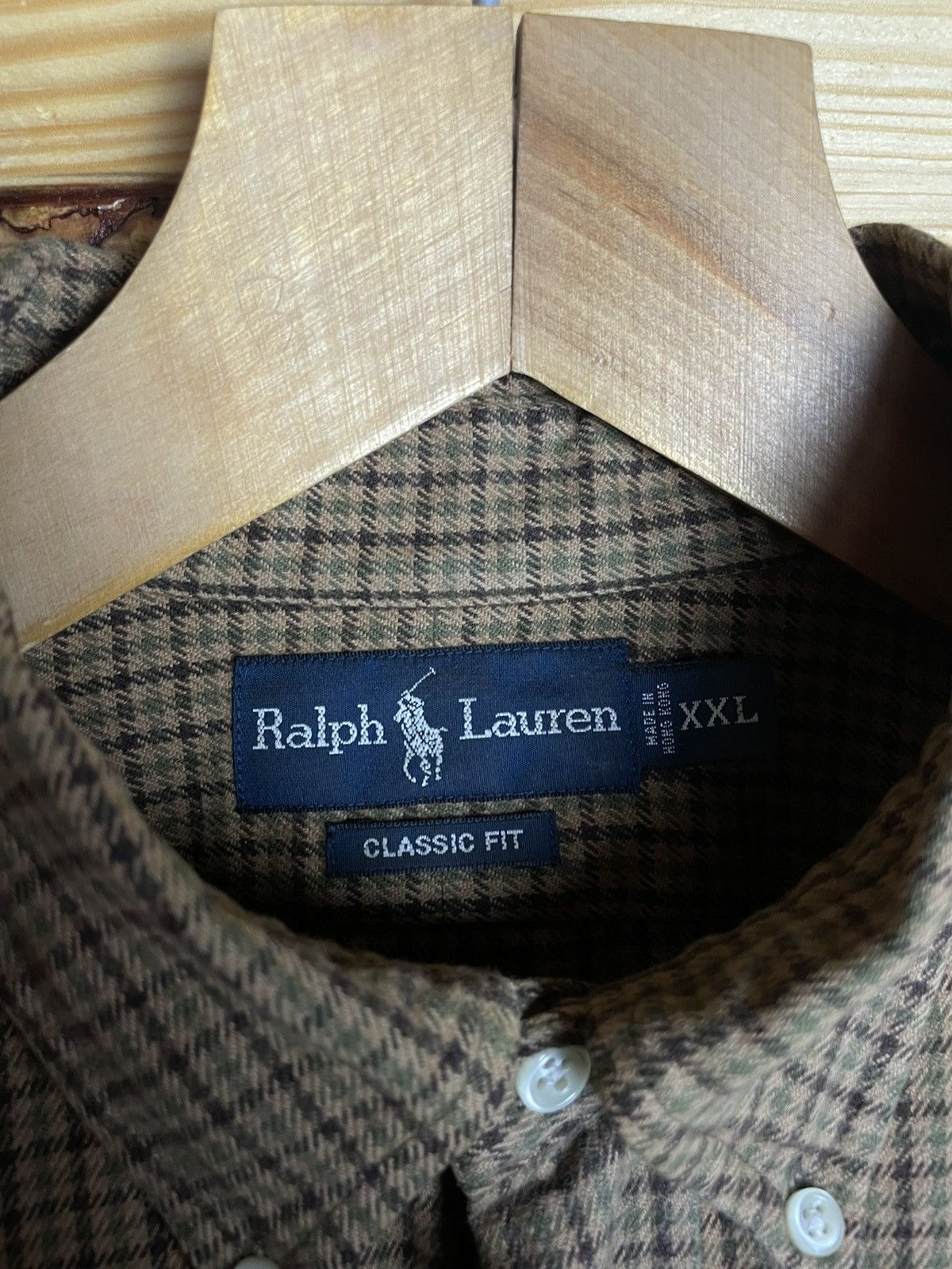 Japanese Brand × Polo Ralph Lauren × Vintage Vintage Polo Ralph Lauren Shirt Made In Hong Kong Size 90s Size US XXL / EU 58 / 5 - 4 Thumbnail