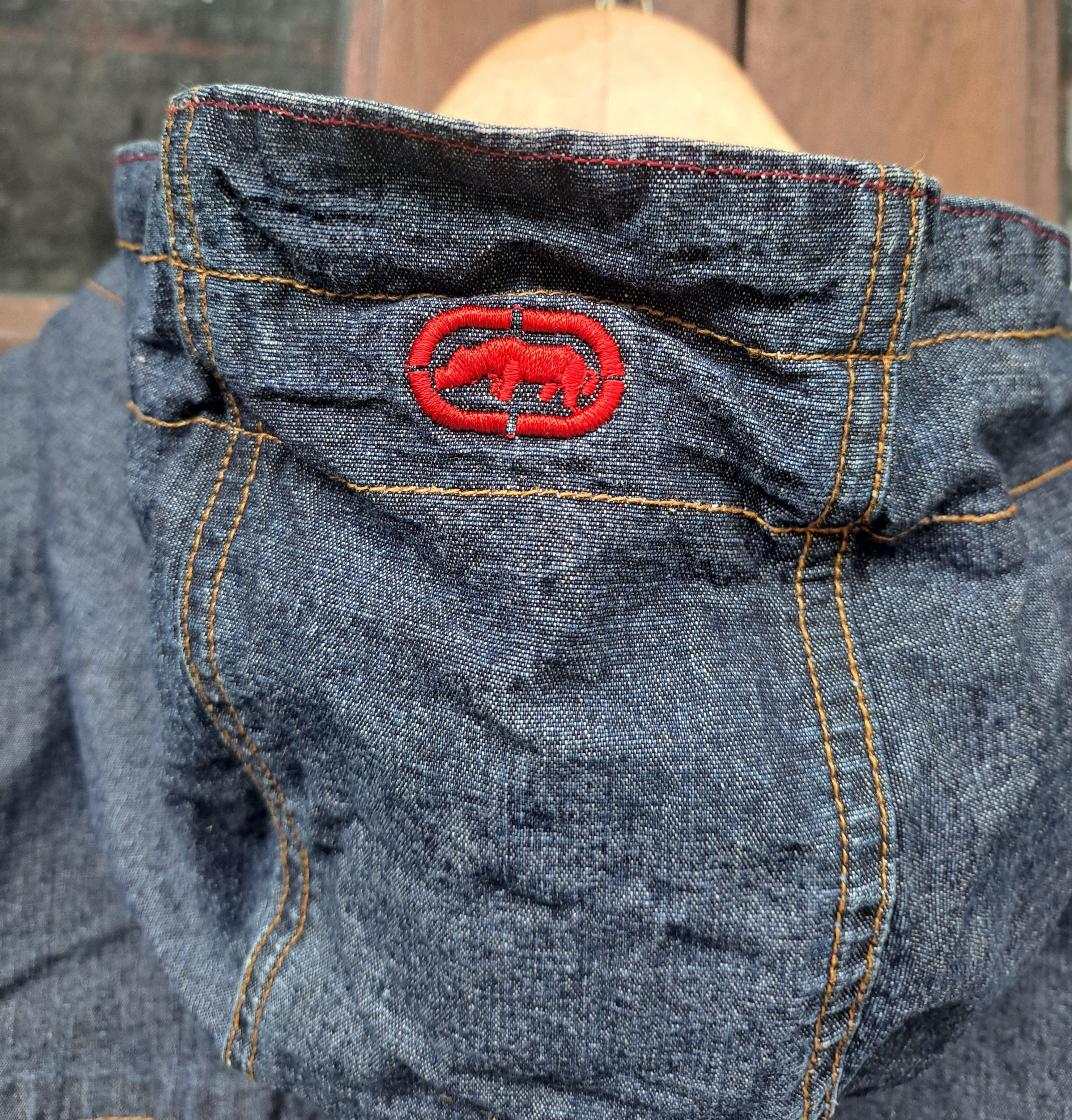 Ecko Unltd. Ecko Unltd Denim Jacket Hoodie Mens M Big & Tall Size US M / EU 48-50 / 2 - 7 Thumbnail