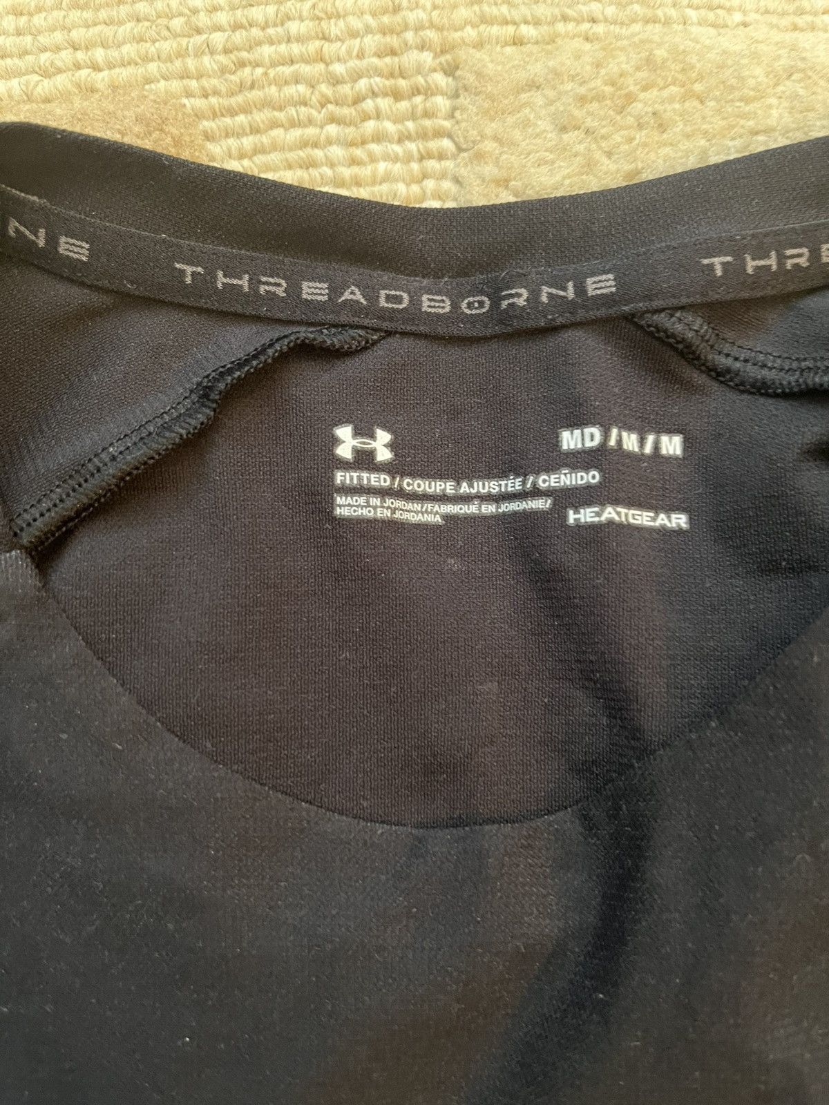 Rare Under Armour Project Rock 3/4 Sleeve Training Shirt