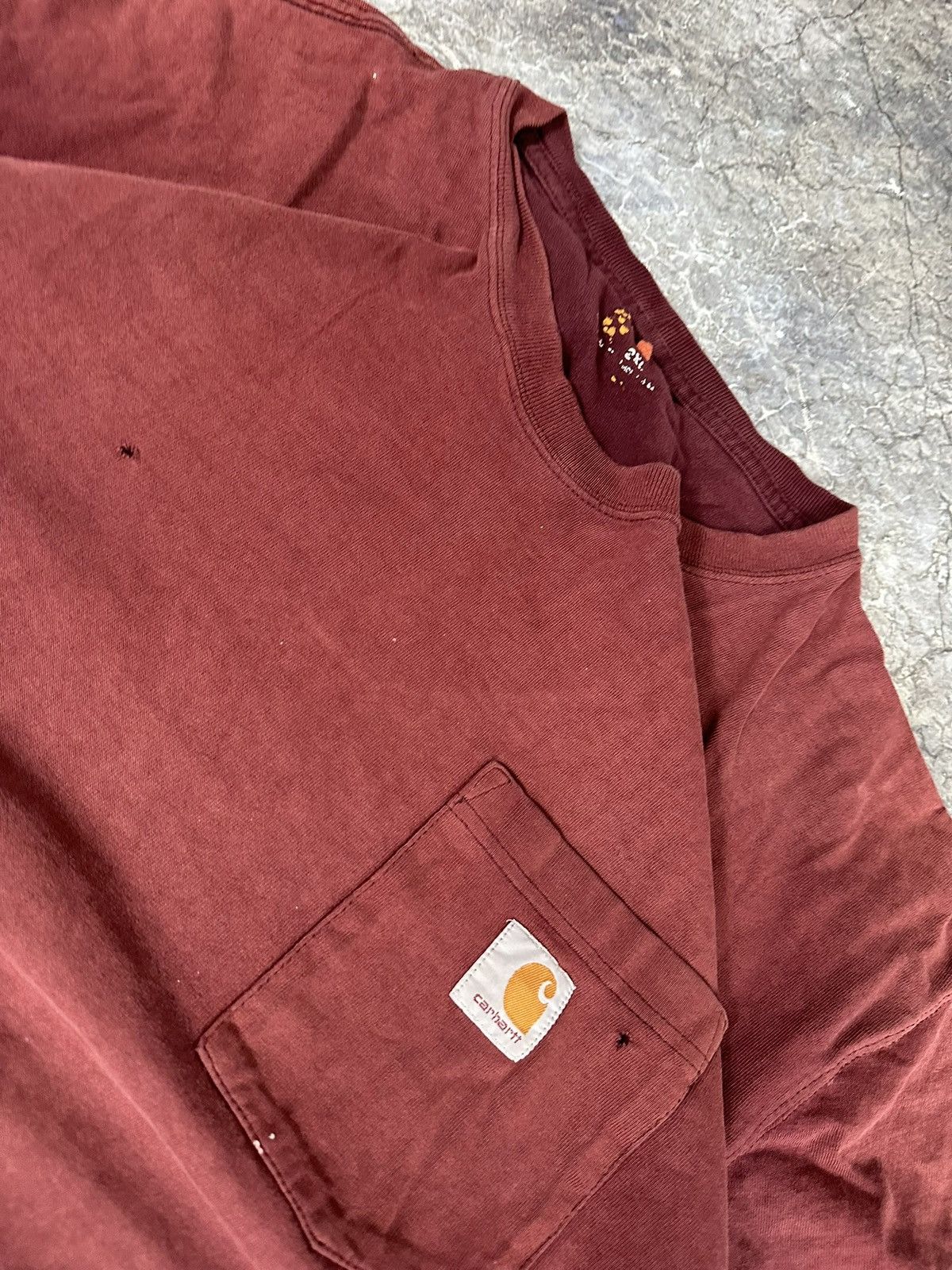Carhartt × Vintage Faded Carhartt Tee Size US XL / EU 56 / 4 - 4 Thumbnail