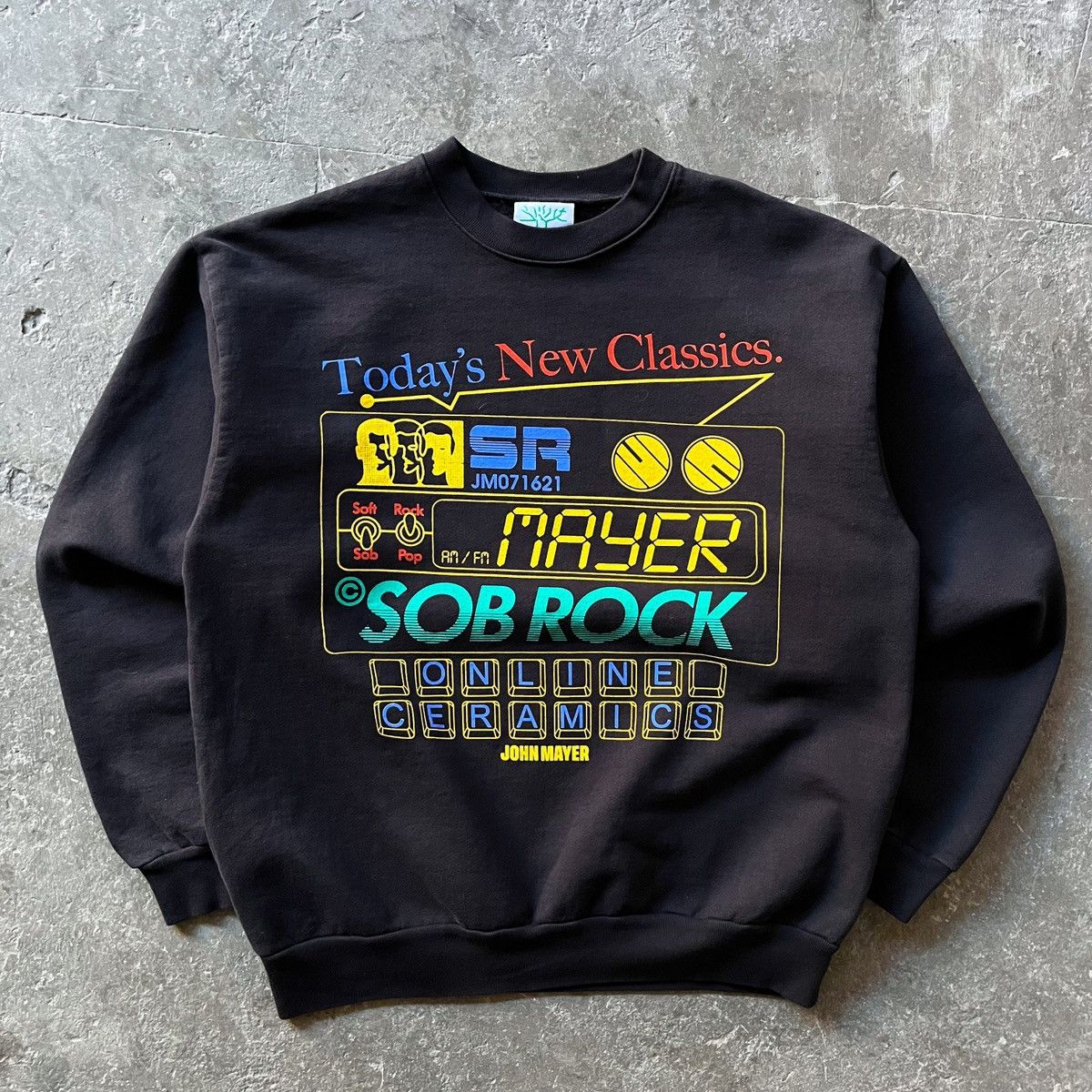 John Mayer × Online Ceramics Online ceramics sob rock crewneck 