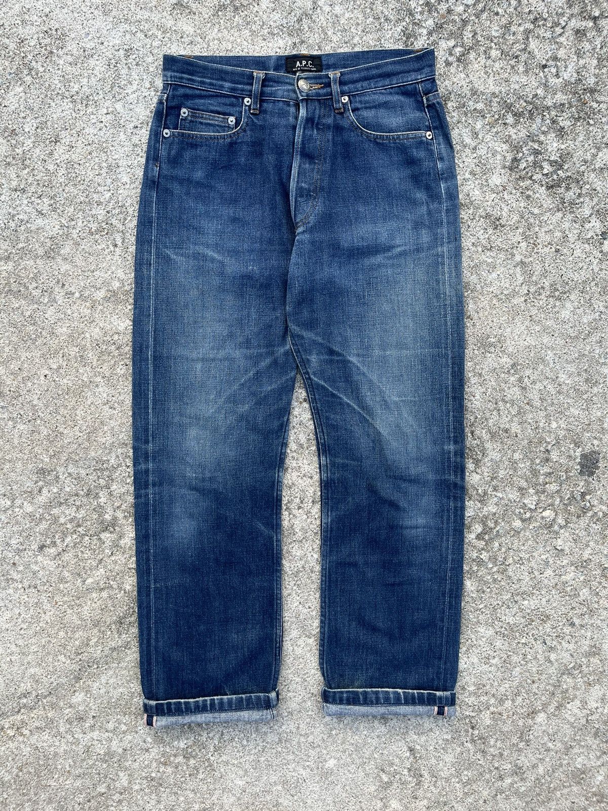 A.P.C. × Japanese Brand 🔥 APC Japanese Brand Selvedge Distressed Denim W29🔥 Size US 29 - 2 Thumbnail