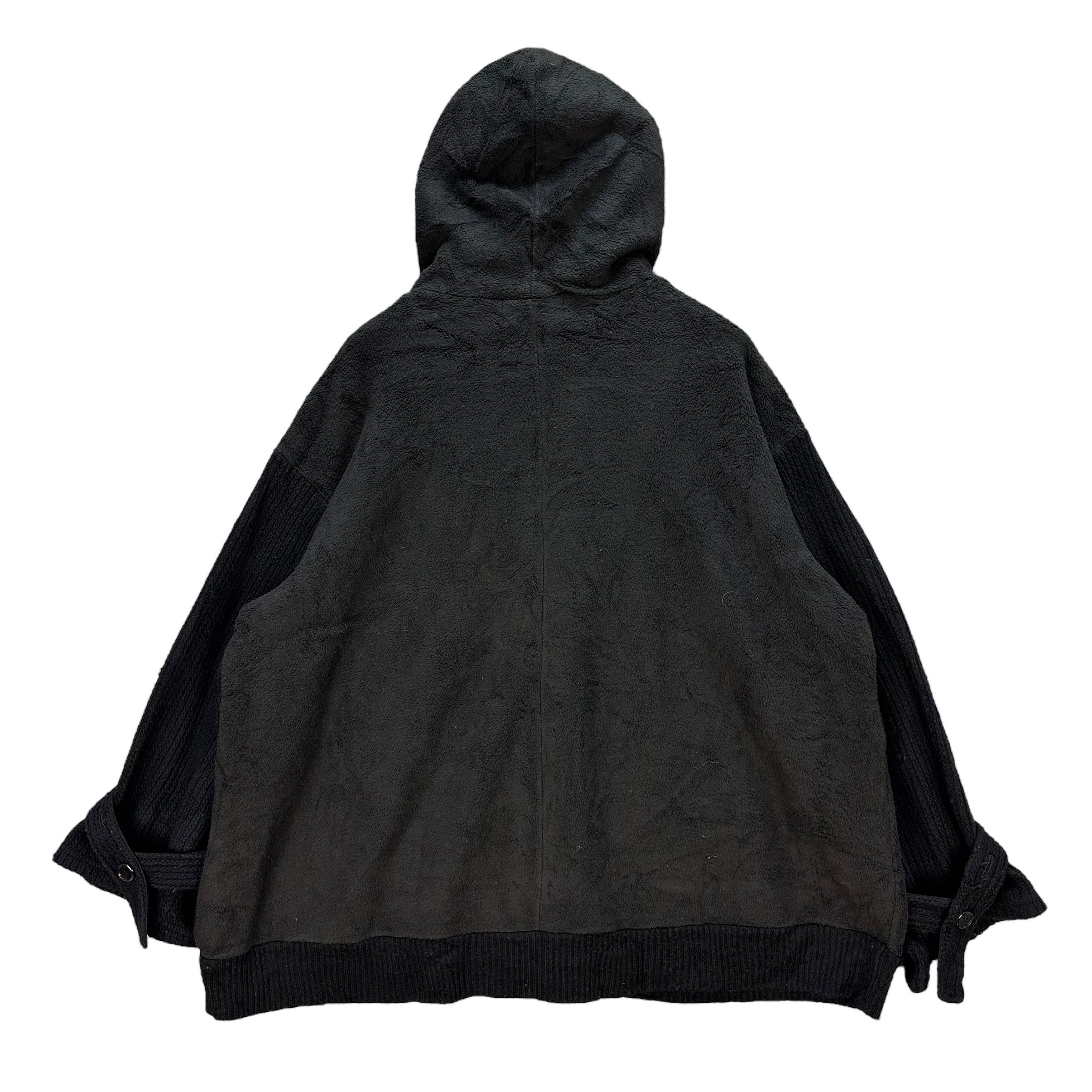 gomme GOMME Hybrid Material Avant Garde Hooded Jacket #A39-0887 Size US M / EU 48-50 / 2 - 10 Thumbnail