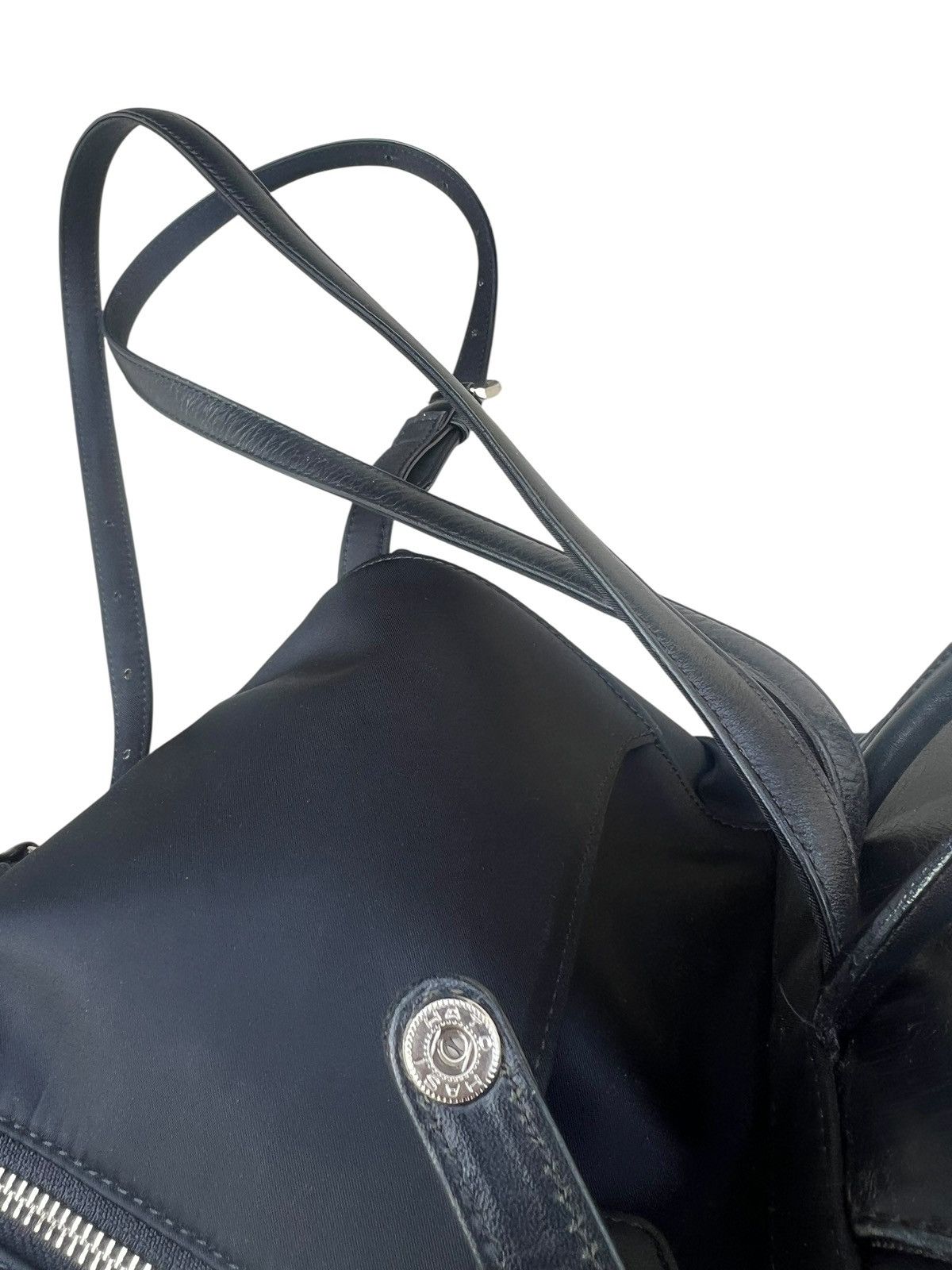 Courreges Vintage Couregess Hybrid Leather Nylon Mini Backpack Size ONE SIZE - 25 Thumbnail