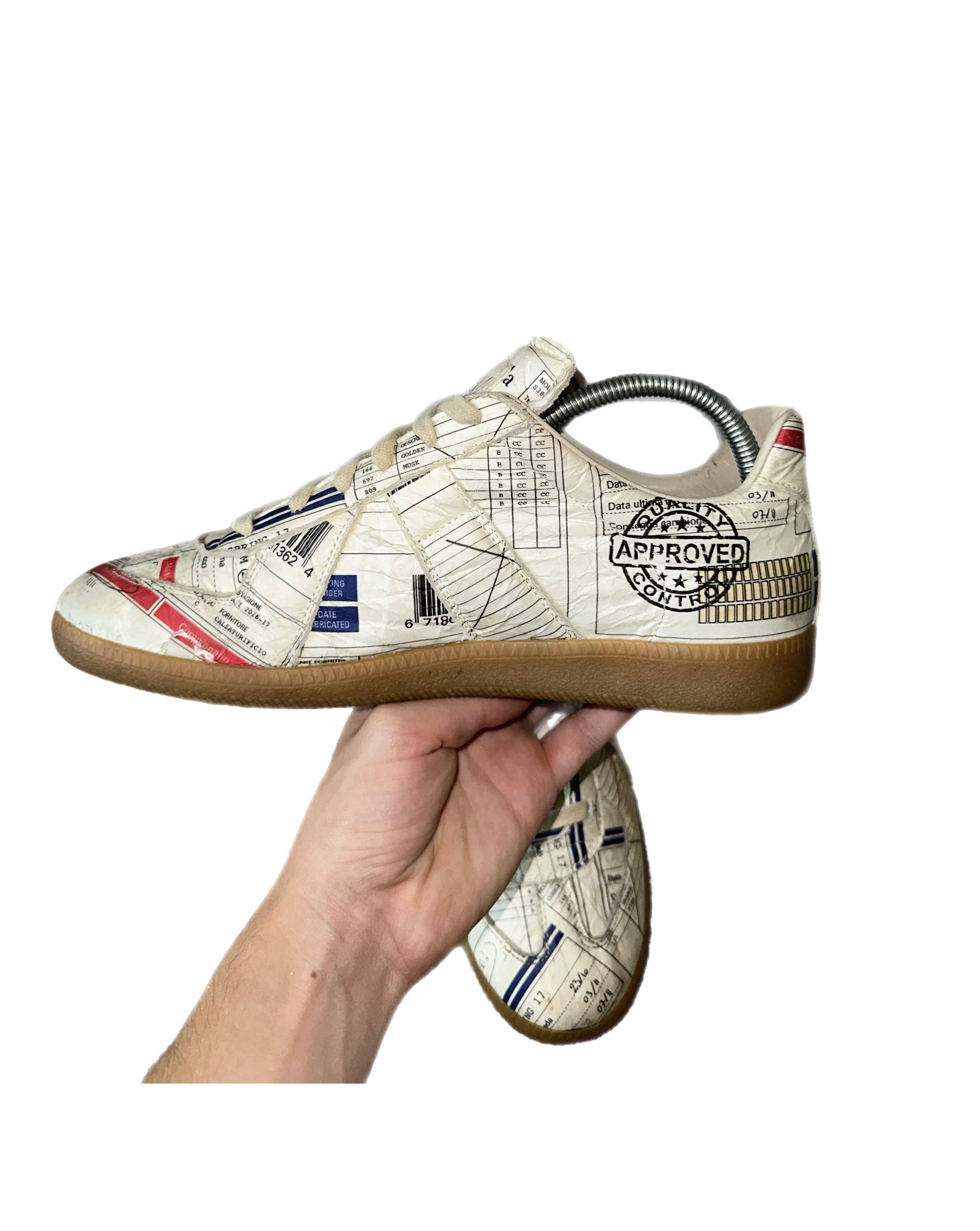 Maison Margiela Maison Margiela GAT “Paper / Collage Print” Rare Size US 8 / EU 41 - 10 Thumbnail