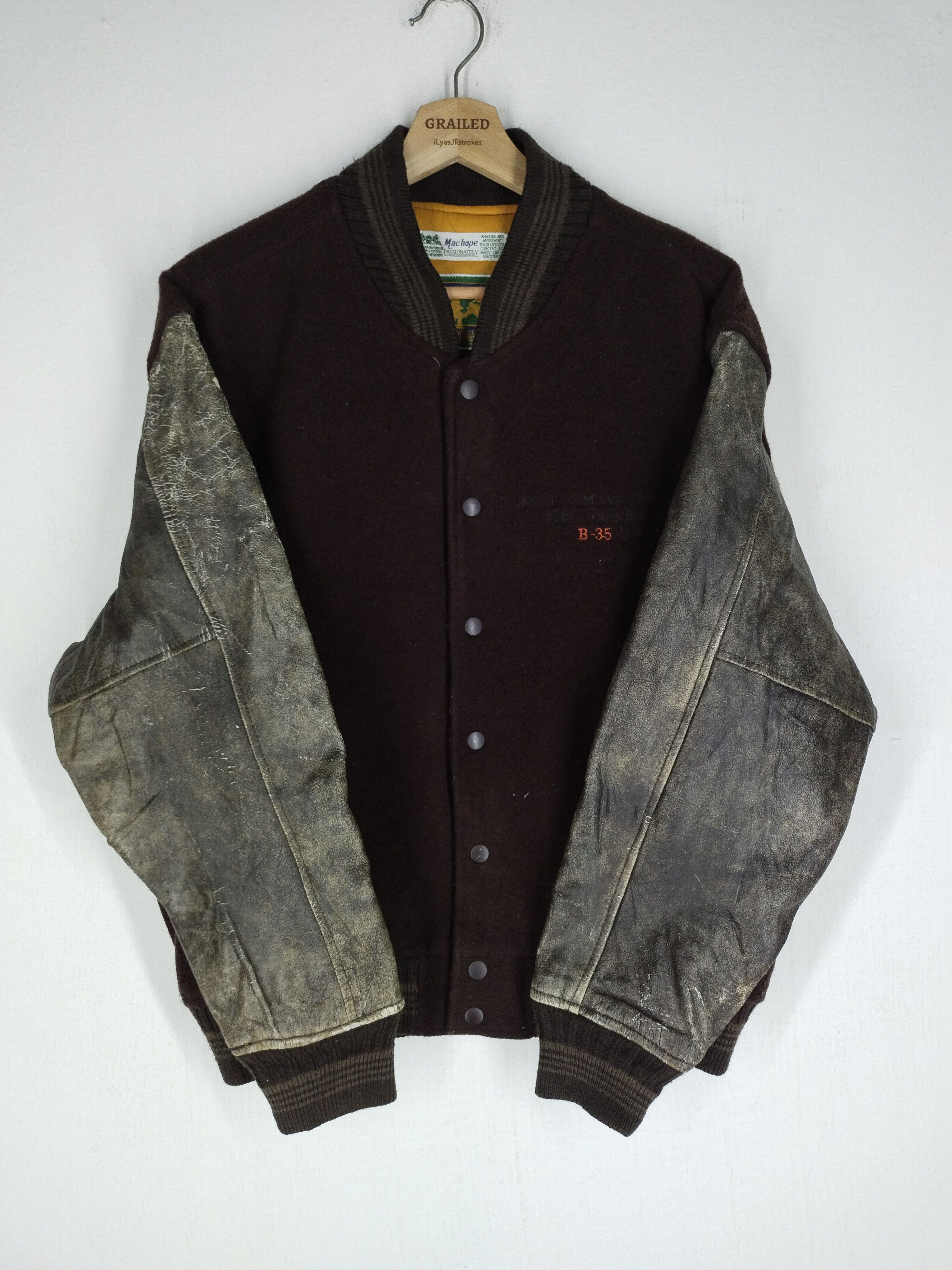 Vintage Vtg US Mac Hope Varsity Jacket Size US L / EU 52-54 / 3 - 2 Thumbnail