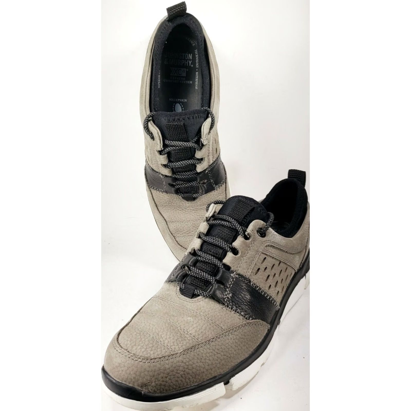 Johnston & Murphy Johnston & Murphy XC4 Cleary Sneaker Charcoal/Black Men's Sz 9M Size US 9 / EU 42 - 2 Thumbnail