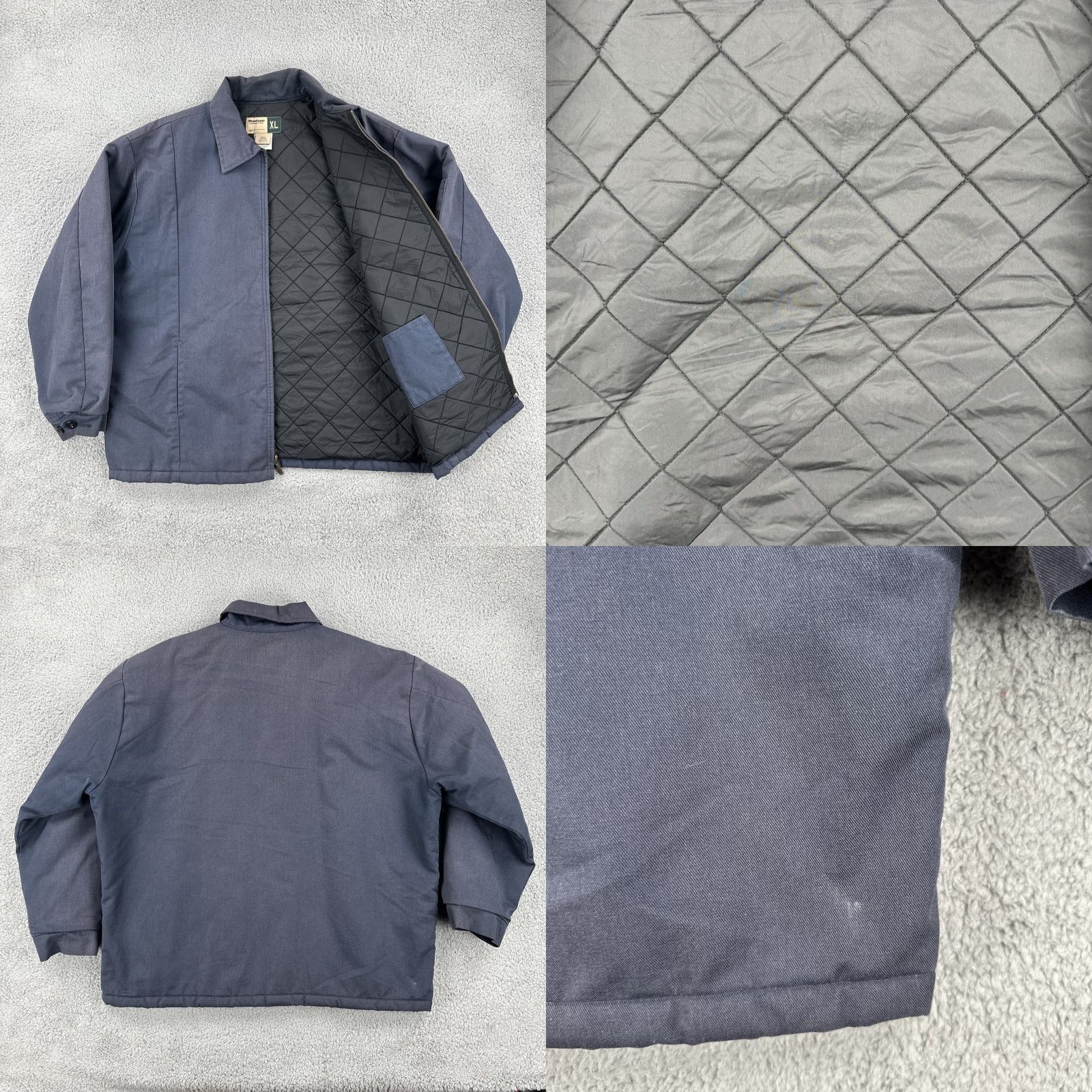 Vintage VINTAGE Wear Guard 90s Y2K Jacket XL Blue Quilt Lined Workwear Mens Size US XL / EU 56 / 4 - 10 Thumbnail