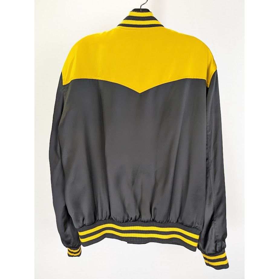 Celine o1rshd1 Bomber Jacket in Black/Yellow Size US S / EU 44-46 / 1 - 9 Thumbnail