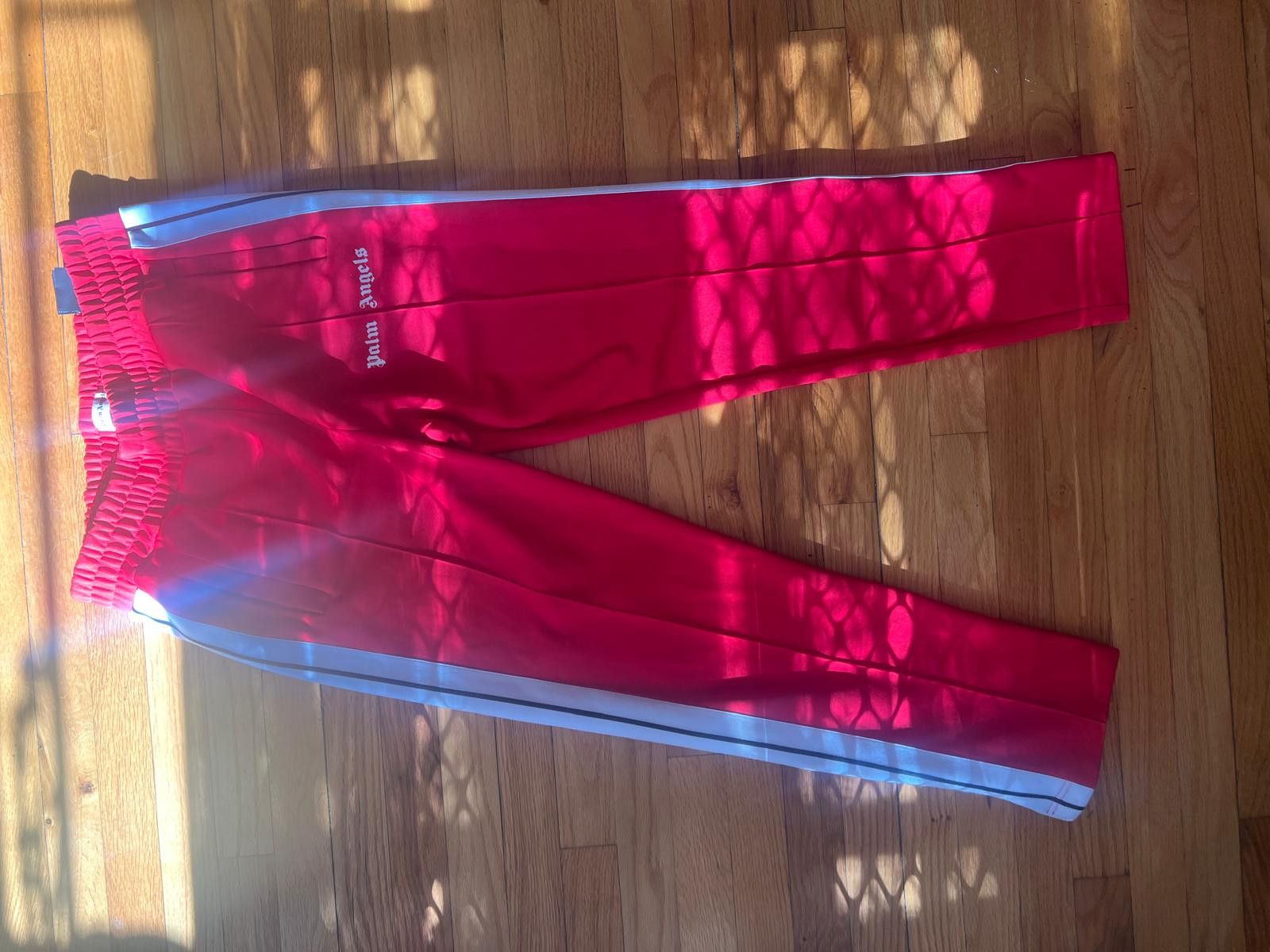 Palm Angels Palm Angels Classic Red Track Pants Size US 33 - 1 Thumbnail