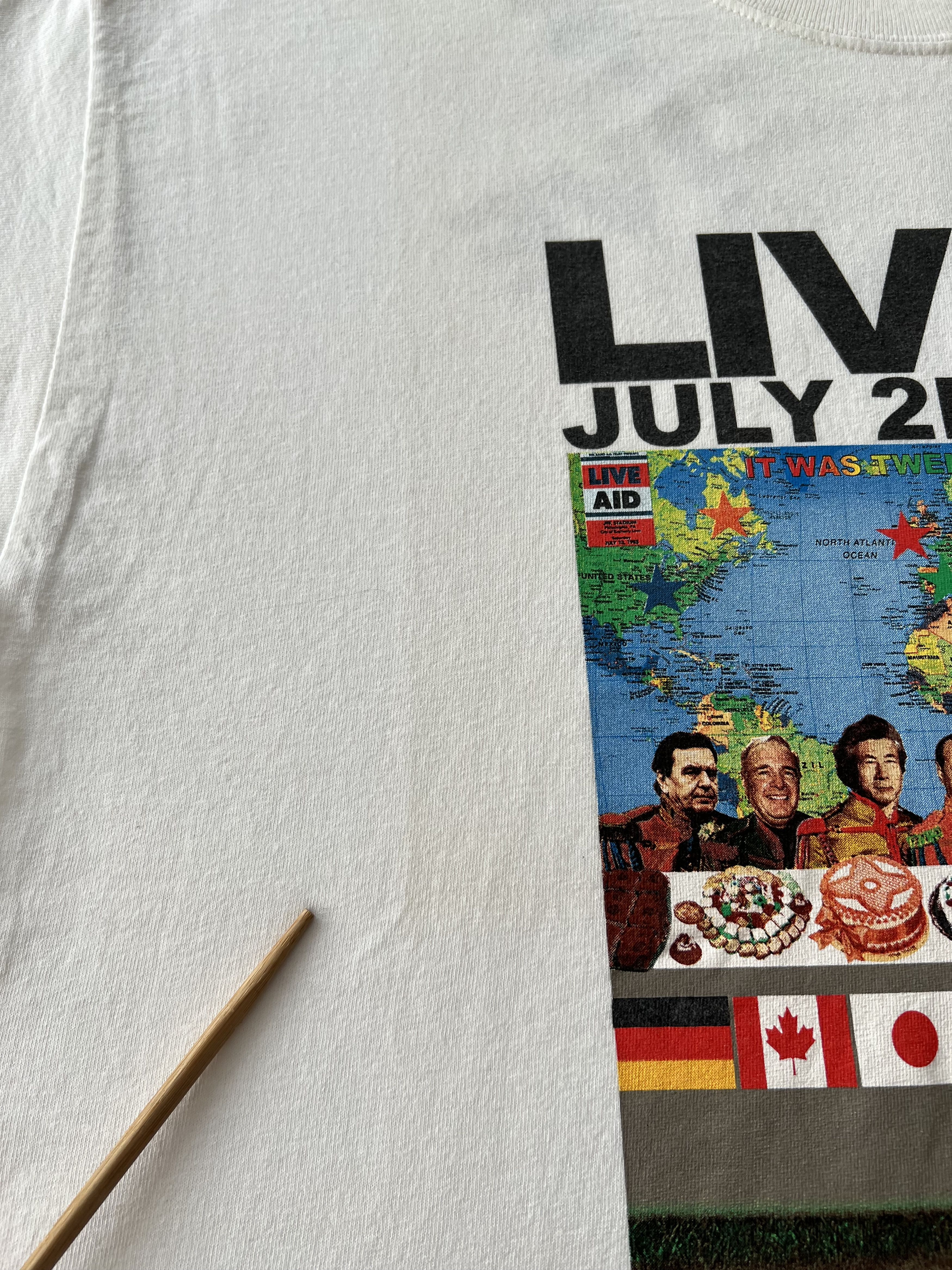 Band Tees Vintage 2005 Live 8 Festival The Long Walk To Justice Tshirt Size US XL / EU 56 / 4 - 7 Thumbnail
