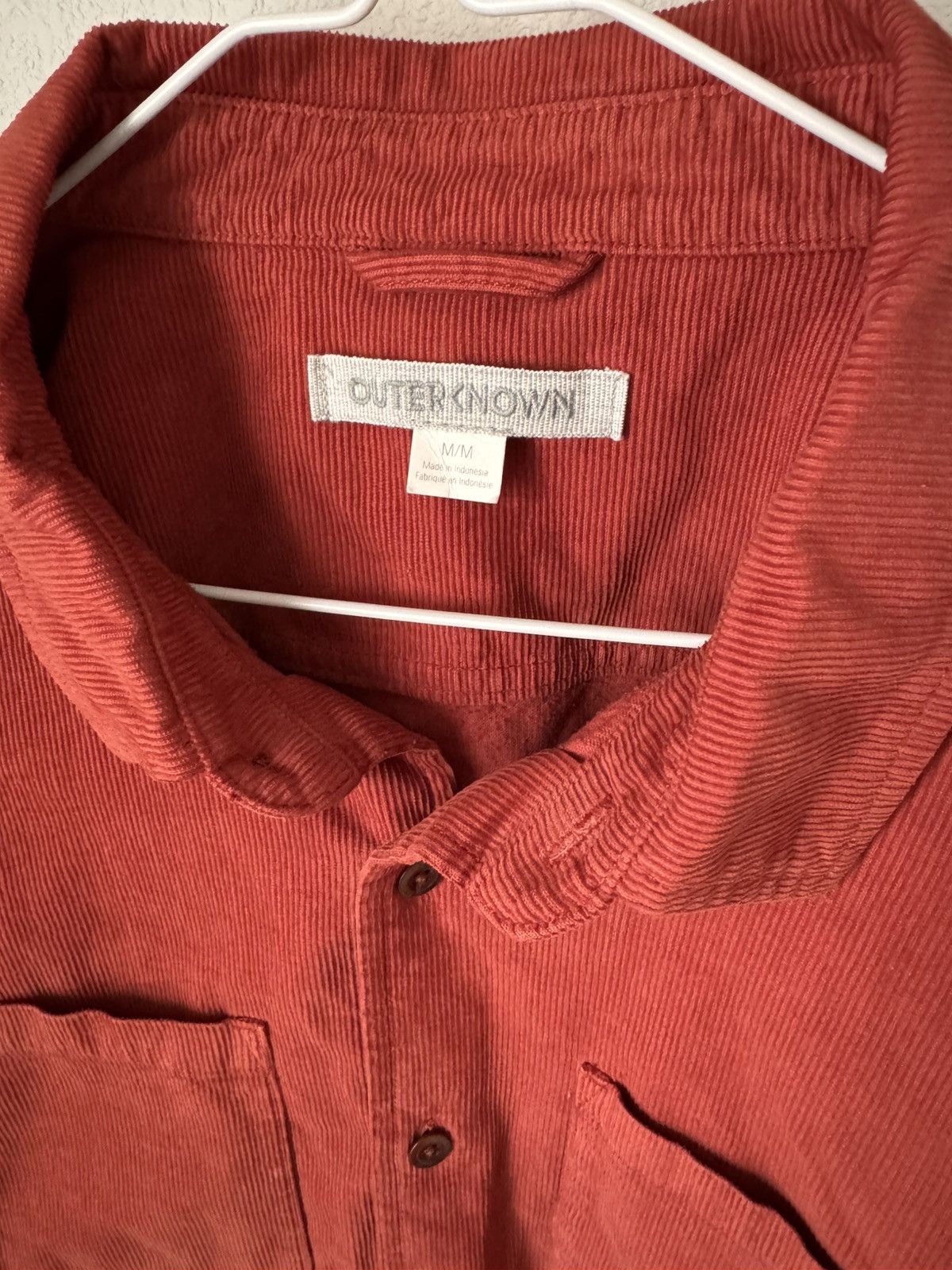 Outerknown Outerknown Townes Curduroy Shirt in Henna (M) Size US M / EU 48-50 / 2 - 3 Thumbnail