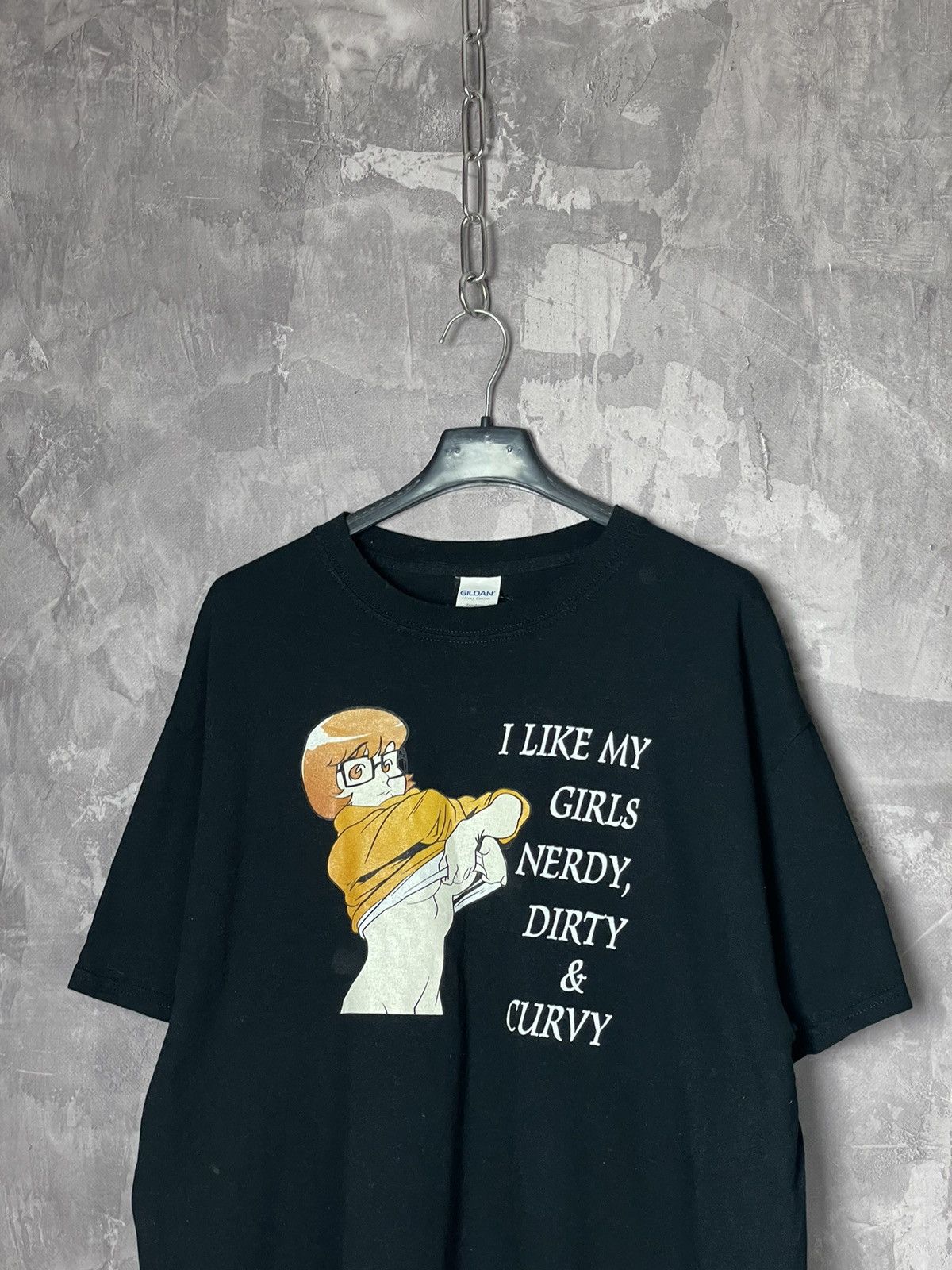 Vintage Sexy Velma Dinkley Scooby-Doo T-shirt humor 18+ Size US L / EU 52-54 / 3 - 2 Thumbnail