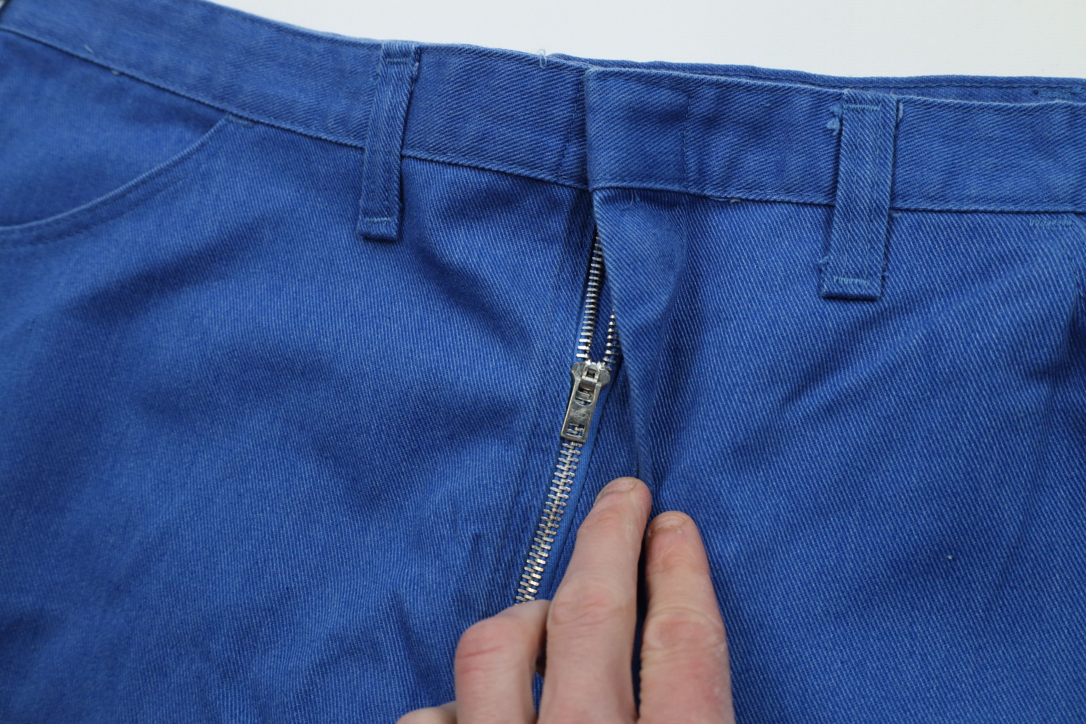 Dickies Vintage 60s 70s Dickies Bell Bottoms Denim Jeans Blue USA Size US 40 / EU 56 - 7 Thumbnail
