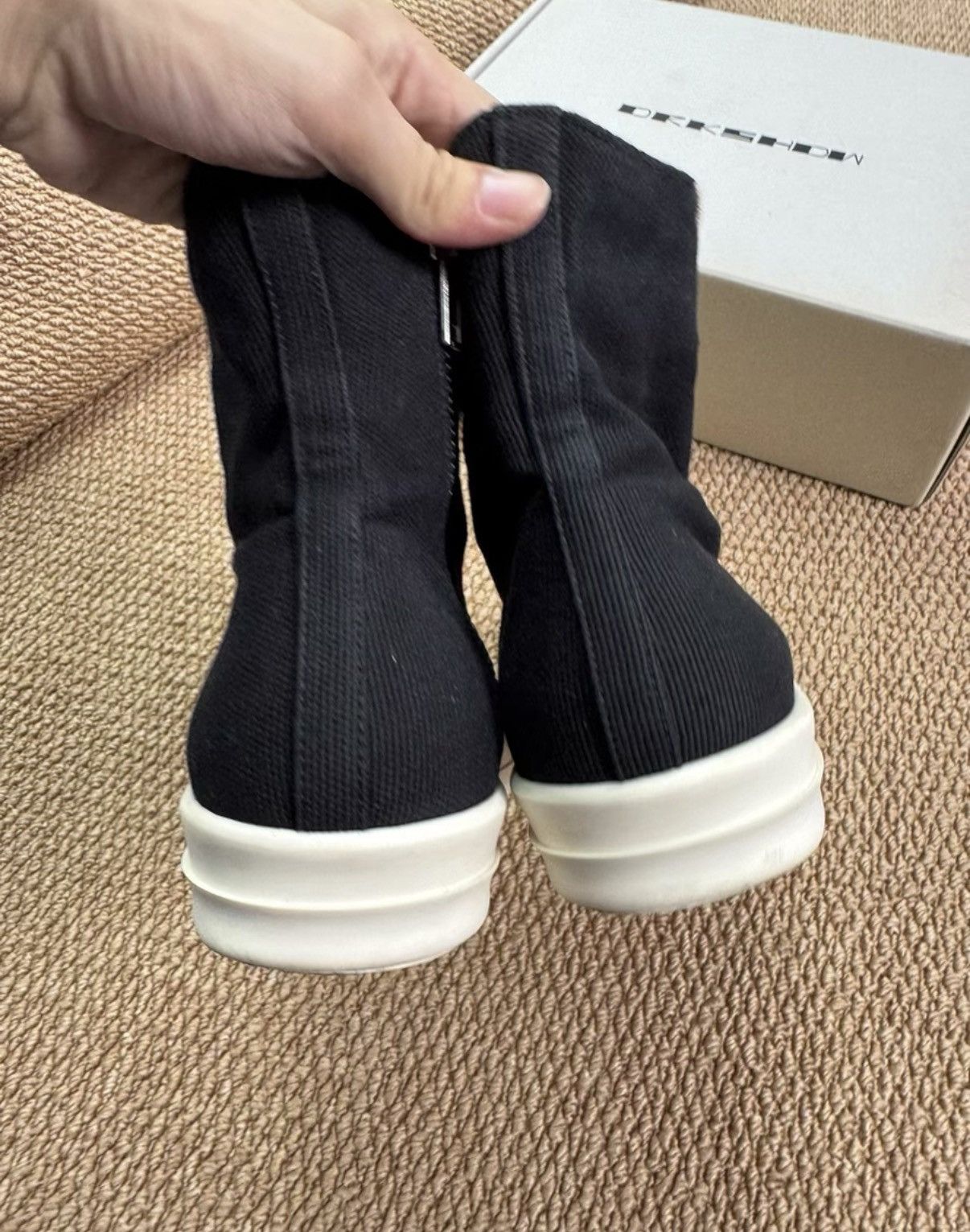 Rick Owens Rick Owens DRKSHDW Double Canvas High Tops K37 Size US 7.5 / EU 40-41 - 7 Thumbnail