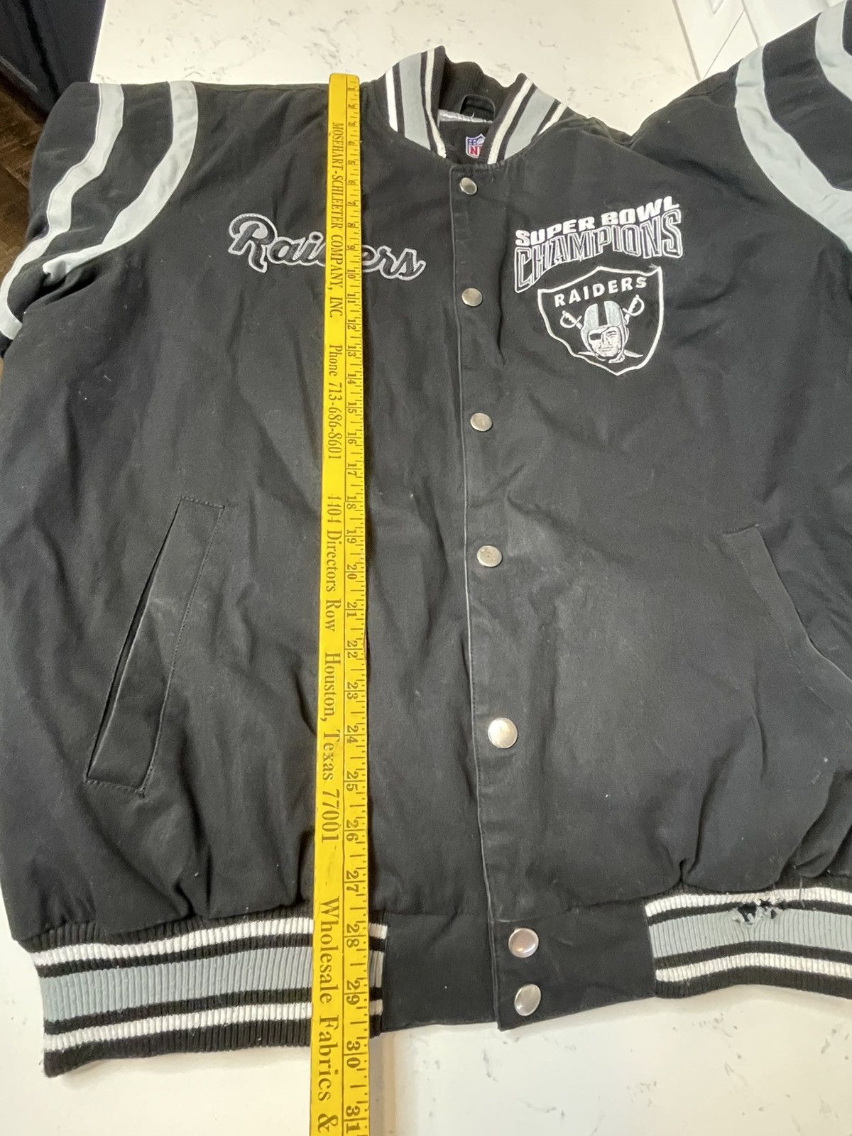 Las Vegas Raiders 3-Time Super Bowl Embroidered GIII Jacket