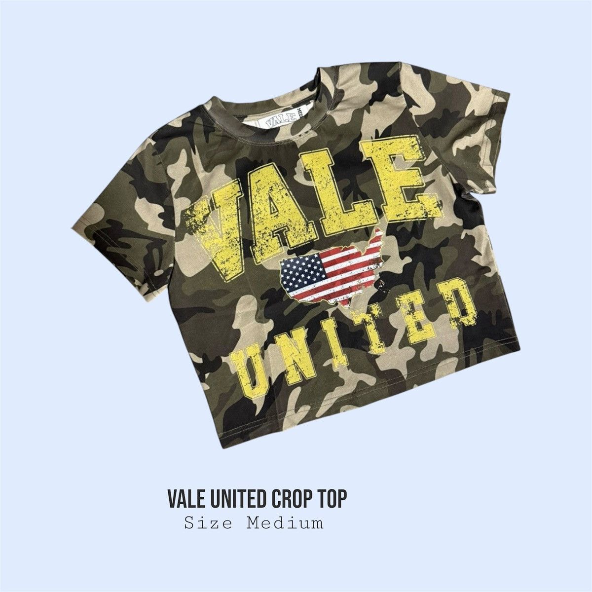 Vale Vale United Crop Top Size M / US 6-8 / IT 42-44 - 1 Thumbnail