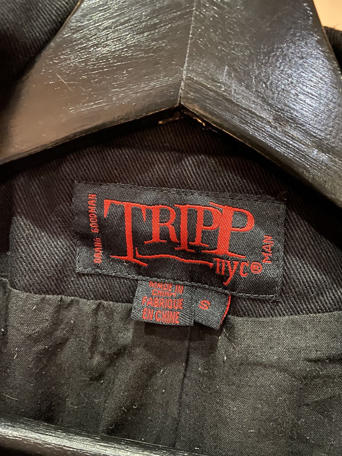 If Six Was Nine × Tripp NYC Tripp NYC Black Double Collar Biker Jacket Edgy and Stylish Size US S / EU 44-46 / 1 - 4 Thumbnail