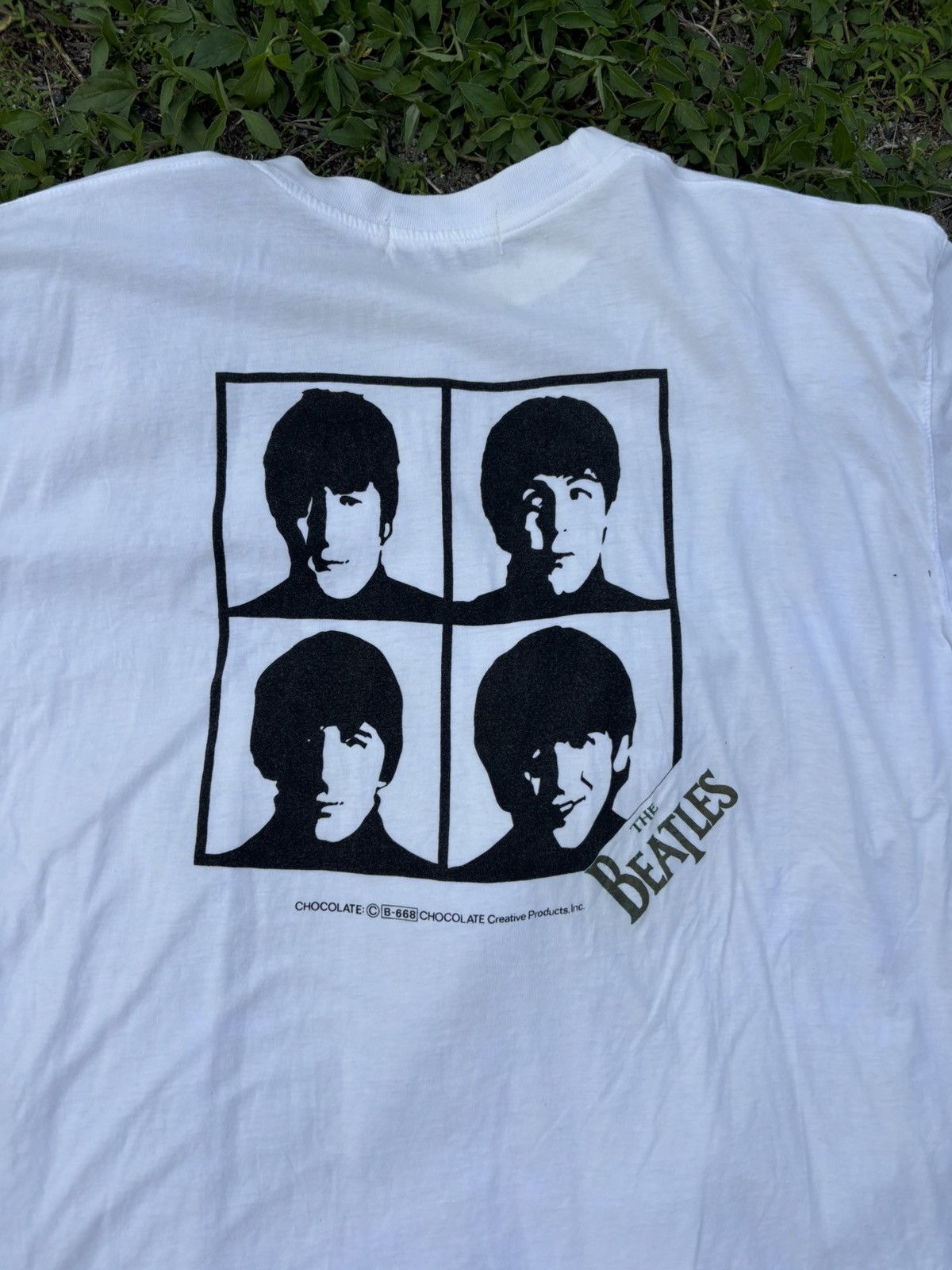 Band Tees Vintage Bootleg The Beatles Tshirt Size US L / EU 52-54 / 3 - 3 Thumbnail
