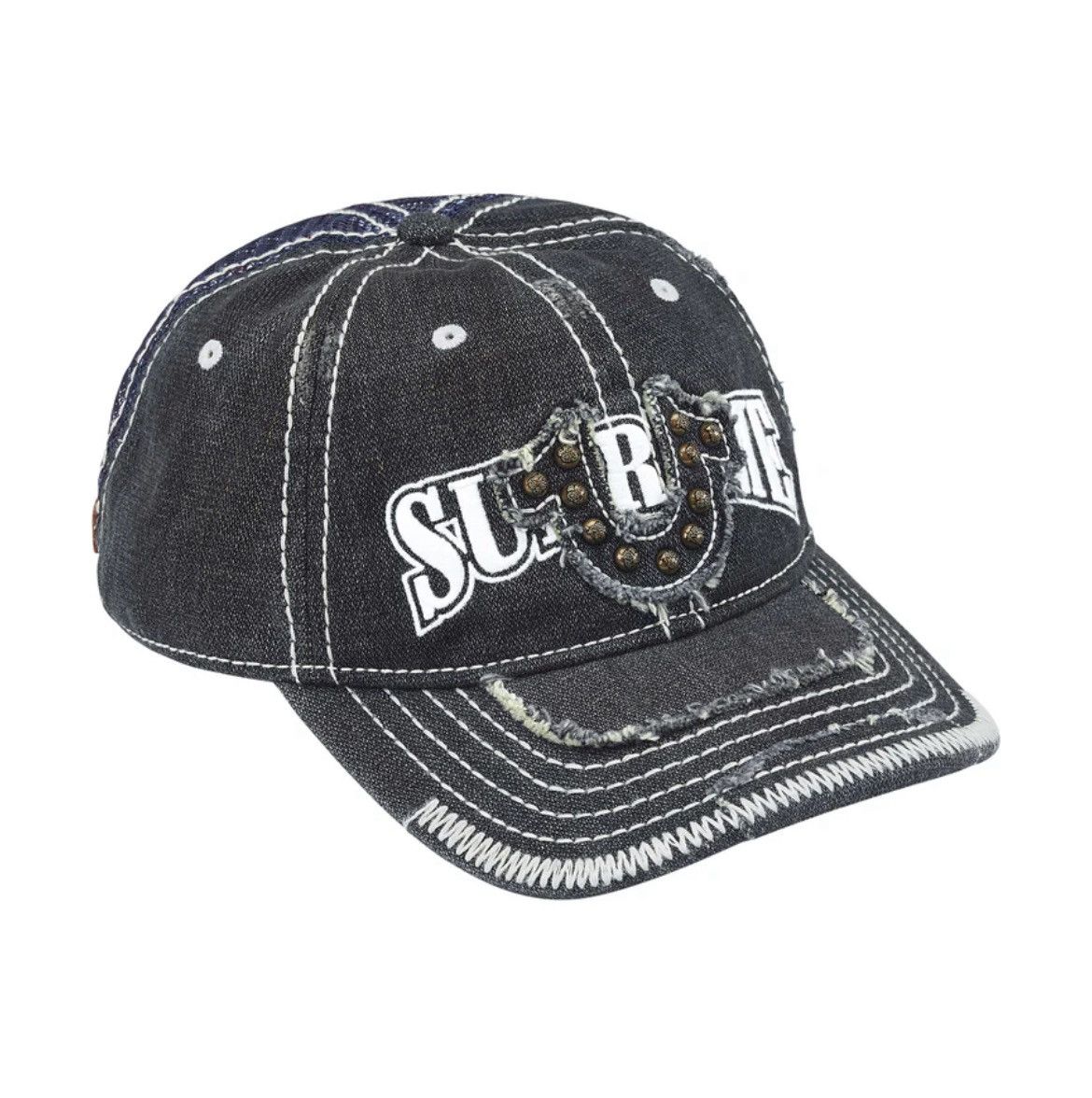 Supreme × True Religion Supreme True Religion 6-Panel Hat Indigo FW25 Size ONE SIZE - 2 Thumbnail