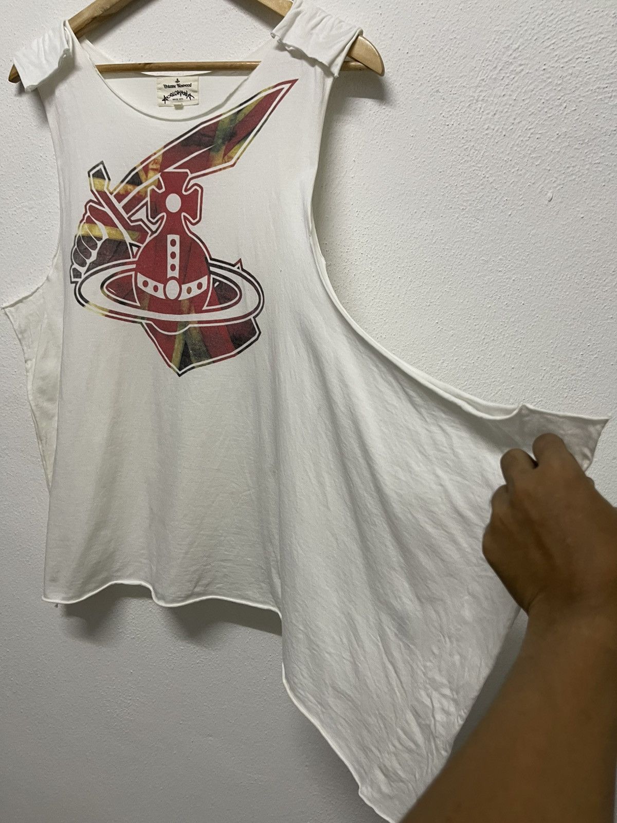 Vivienne Westwood 90s VIVIENNE WESTWOOD ANGLOMANIA SLEEVELESS UNISEX SIZE 48 Size US M / EU 48-50 / 2 - 5 Thumbnail