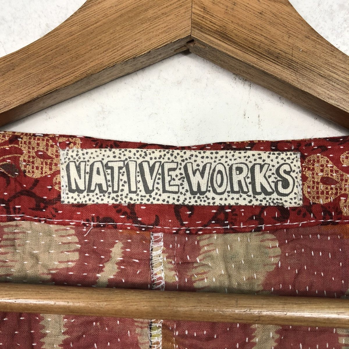 Japanese Brand Native Works Reworked Patchwork Quilted Jacket Size M / US 6-8 / IT 42-44 - 19 Thumbnail