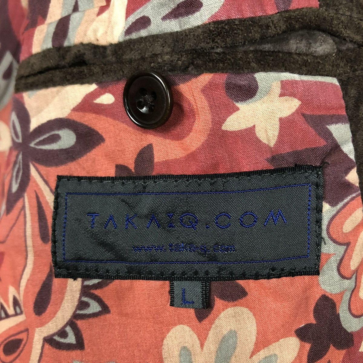 Japanese Brand 🔥VINTAGE LEATHER JACKET TAKATO BLANKET NATIVE FLORAL Size US L / EU 52-54 / 3 - 19 Thumbnail